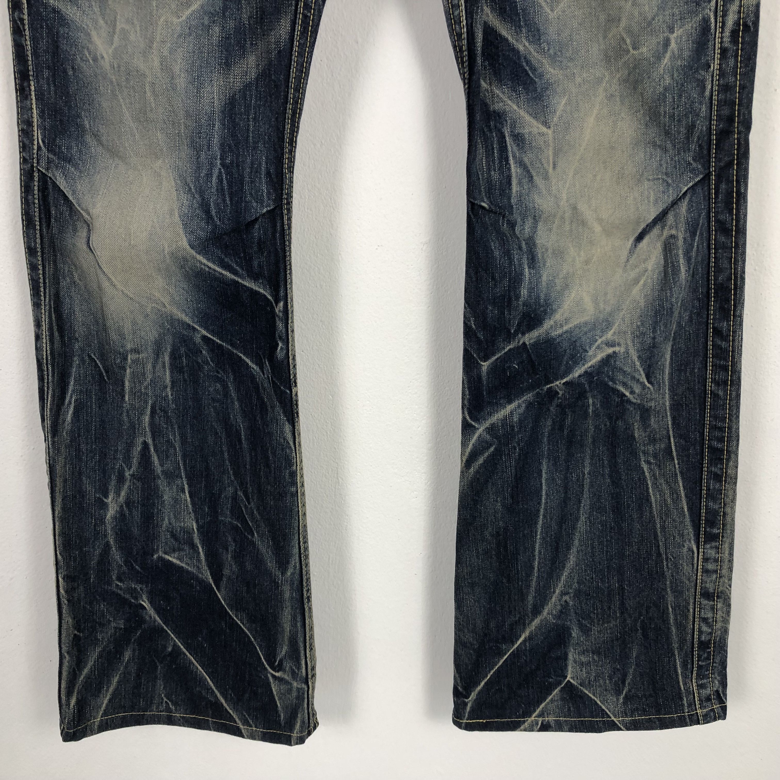 Japanese Brand × Vintage Vintage Japanese Jeans Tie Dye Style Denim Size US 34 / EU 50 - 3 Thumbnail