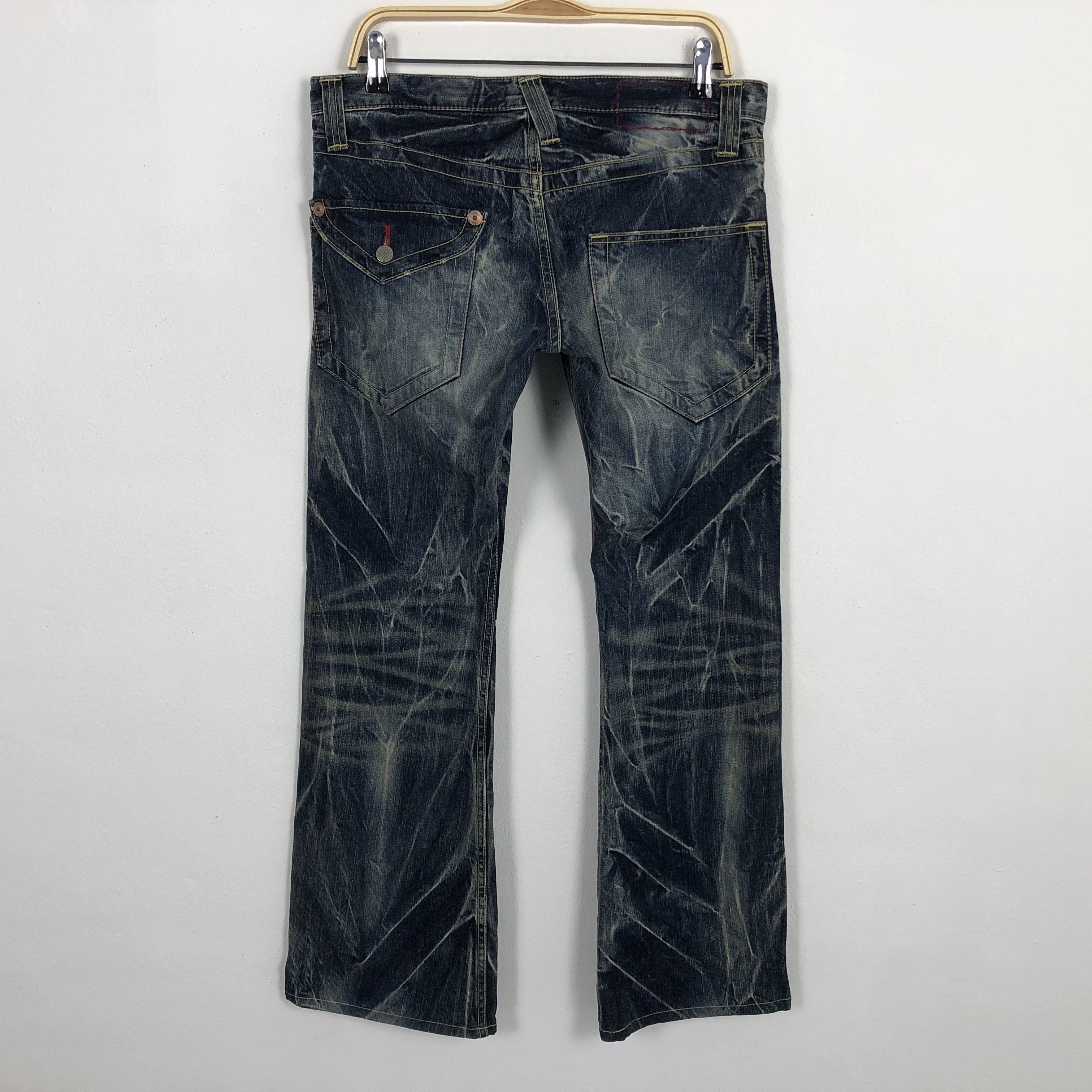 Japanese Brand × Vintage Vintage Japanese Jeans Tie Dye Style Denim Size US 34 / EU 50 - 4 Thumbnail