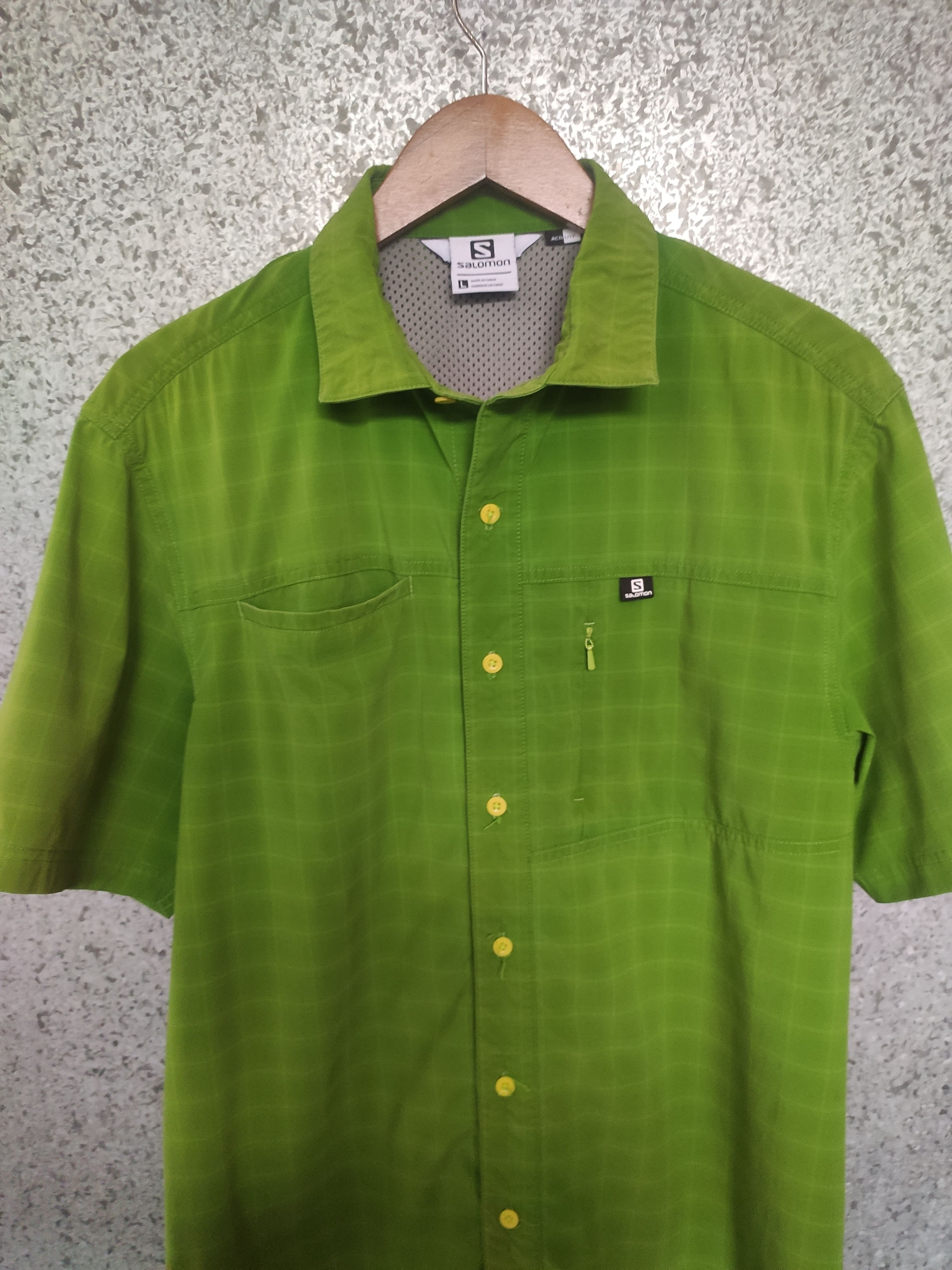 Salomon Salomon shirt button up nylon Size US M / EU 48-50 / 2 - 2 Thumbnail