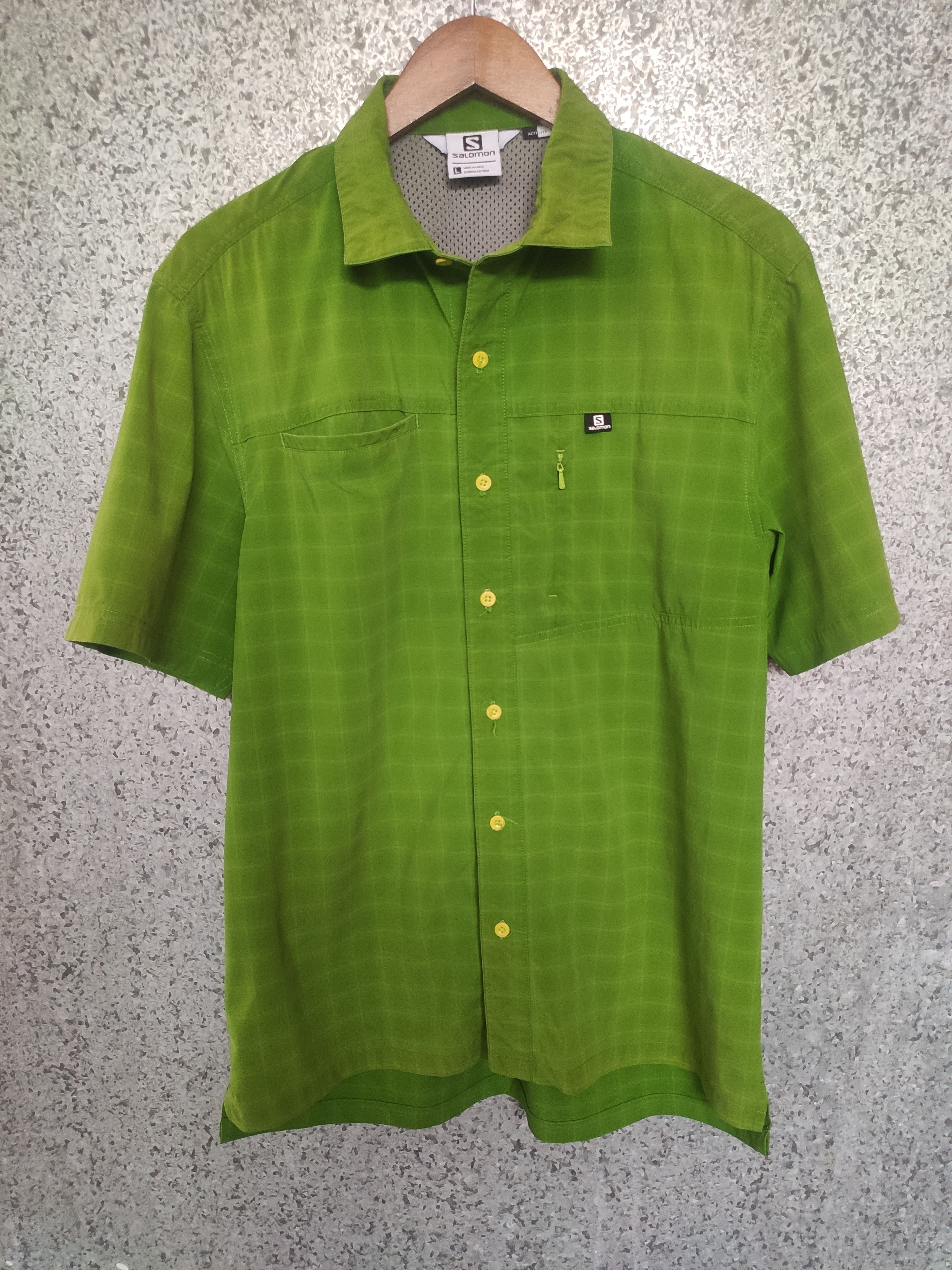 Salomon Salomon shirt button up nylon Size US M / EU 48-50 / 2 - 1 Thumbnail