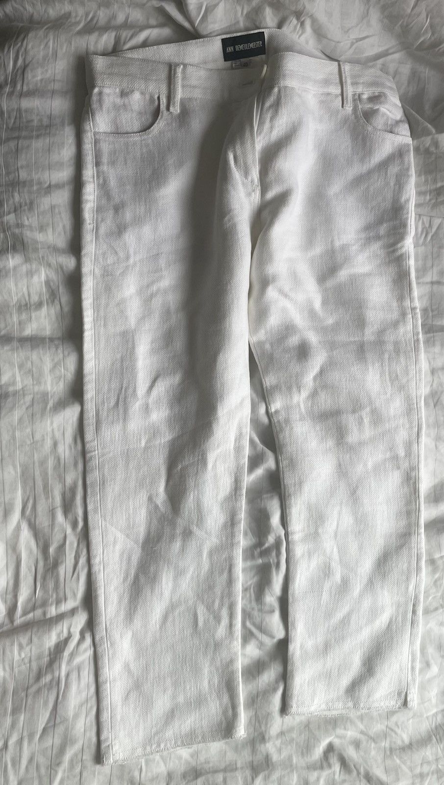 Ann Demeulemeester Ann Demeulemeester Linen Structure Detailed Pants Size US 32 / EU 48 - 1 Thumbnail