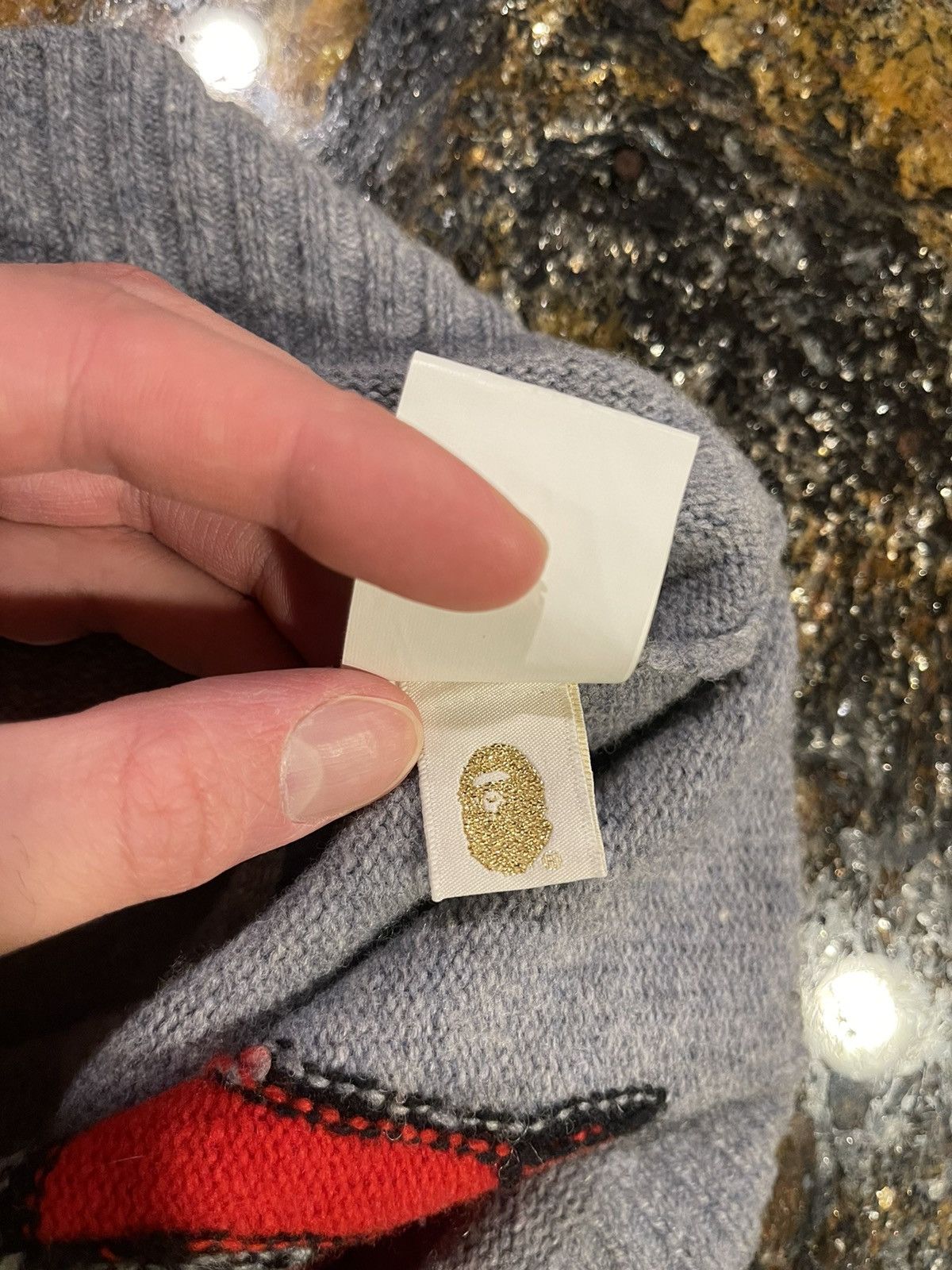 Bape Shark Knit Sweater Size US M / EU 48-50 / 2 - 14 Thumbnail