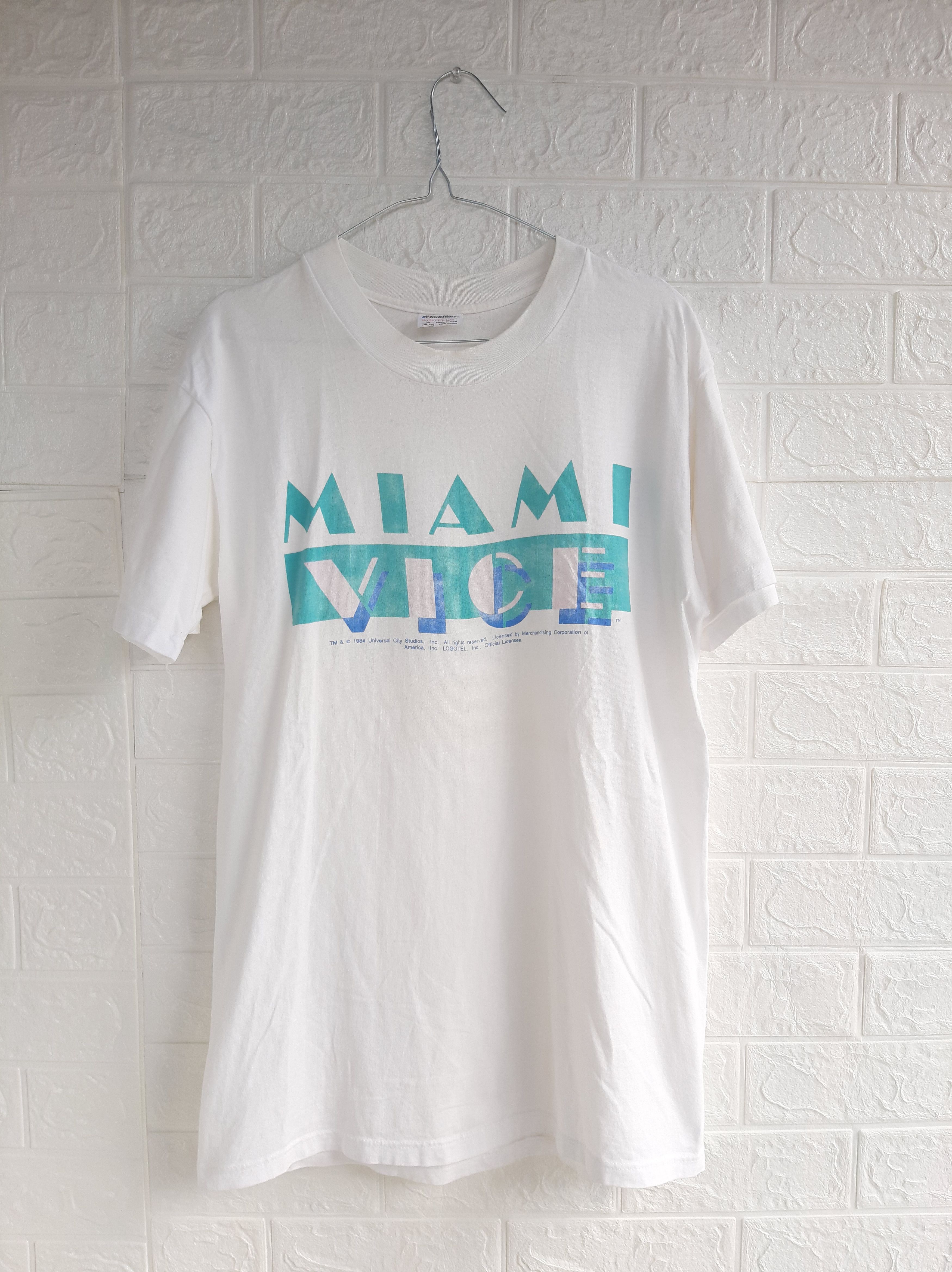 Vintage Vintage Very Rare Miami Vice 80s Movie Tee Size US M / EU 48-50 / 2 - 1 Thumbnail