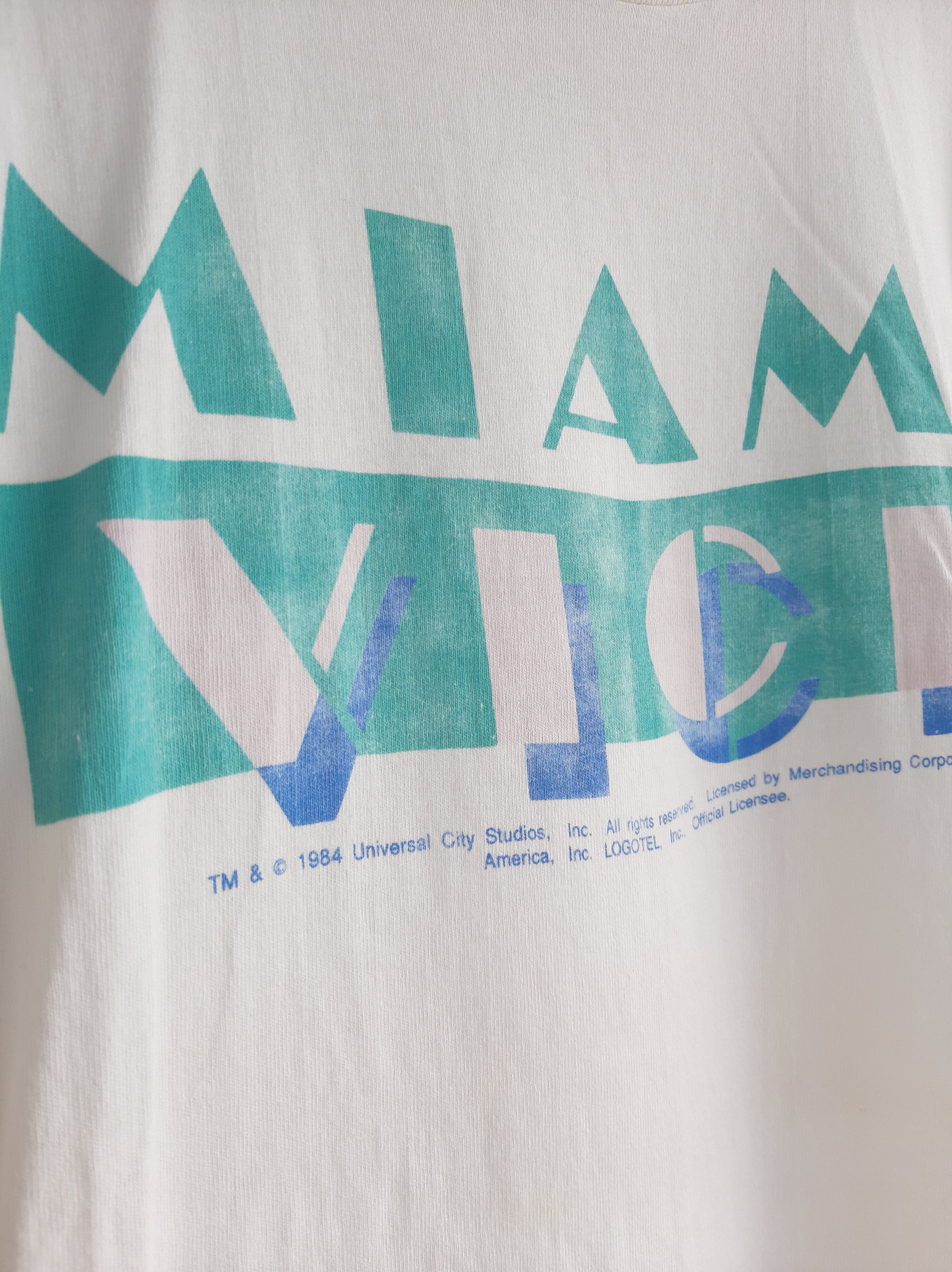 Vintage Vintage Very Rare Miami Vice 80s Movie Tee Size US M / EU 48-50 / 2 - 4 Thumbnail