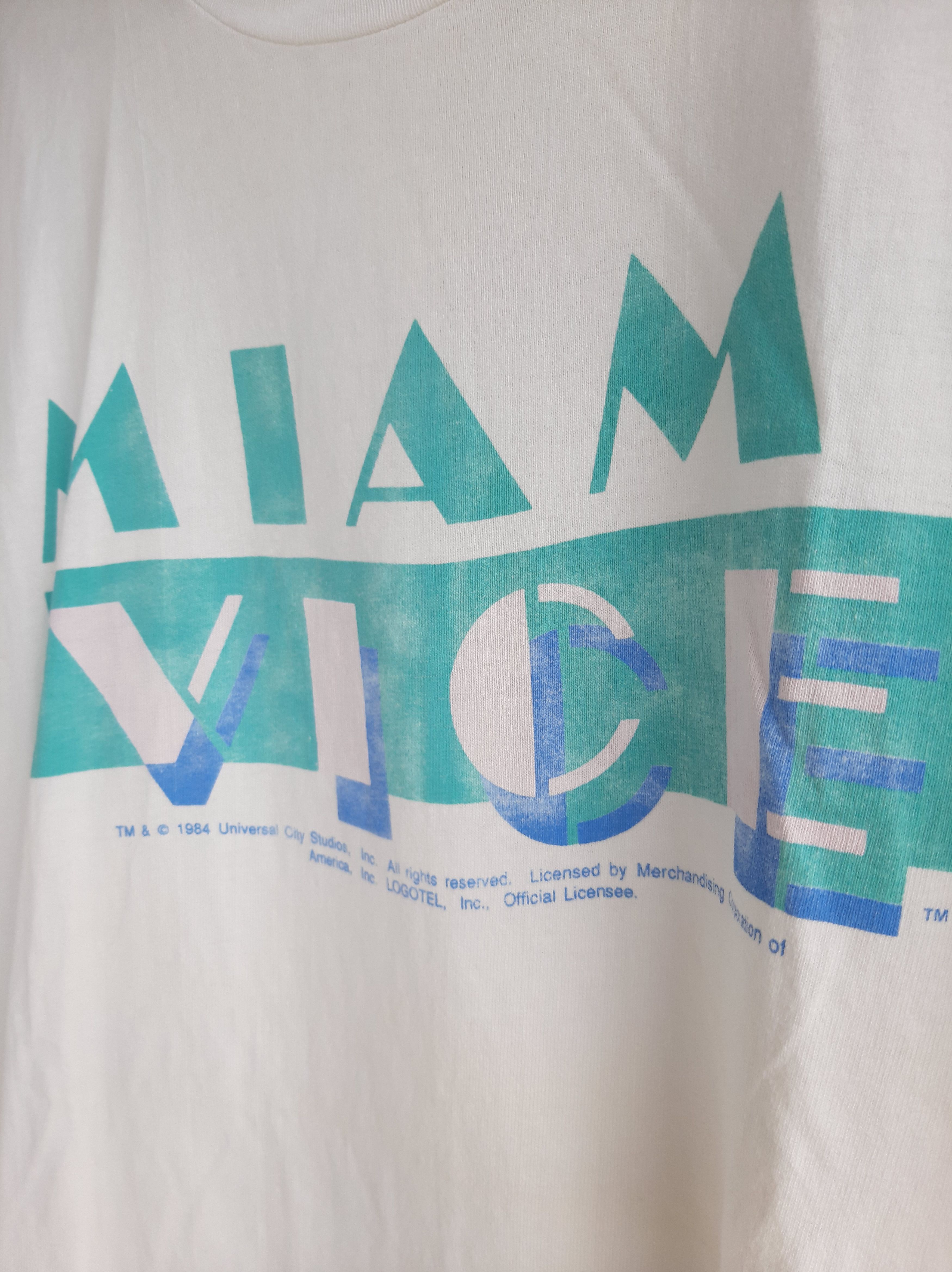 Vintage Vintage Very Rare Miami Vice 80s Movie Tee Size US M / EU 48-50 / 2 - 3 Thumbnail