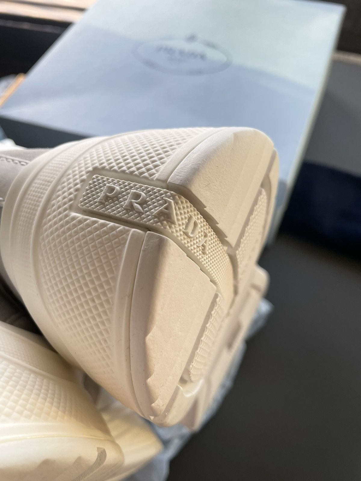 Prada Rare Super Runway Limited Edition Prada Track Sneaker Size US 9.5 / EU 42-43 - 13 Thumbnail