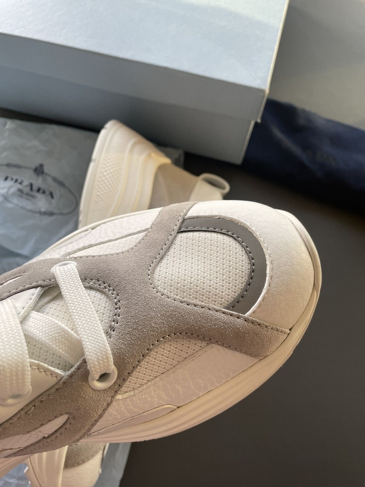 Prada Rare Super Runway Limited Edition Prada Track Sneaker Size US 9.5 / EU 42-43 - 22 Thumbnail