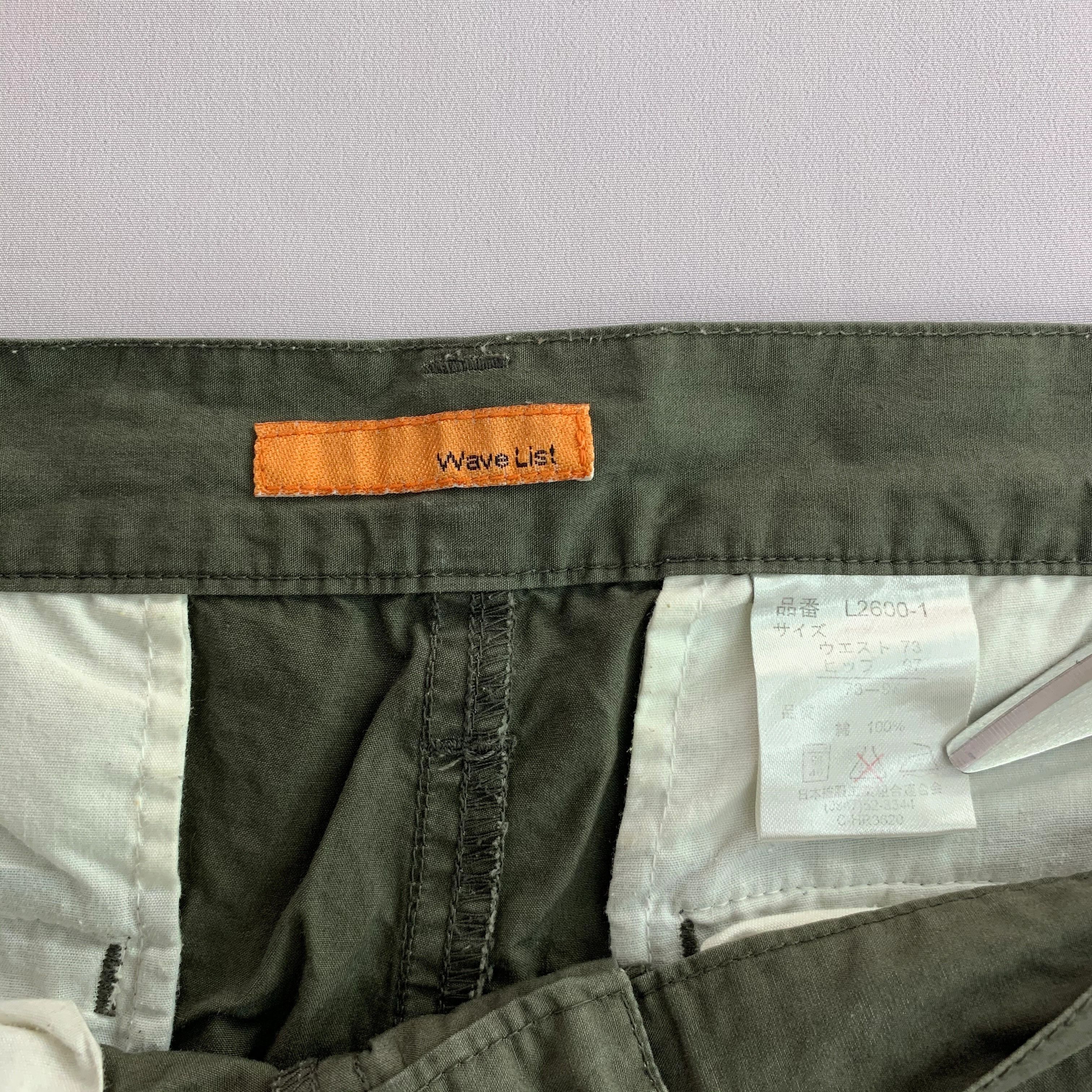 Japanese Brand × Vintage Wave List Cargo Pants, Tactical Pants size 30 Size US 30 / EU 46 - 16 Thumbnail
