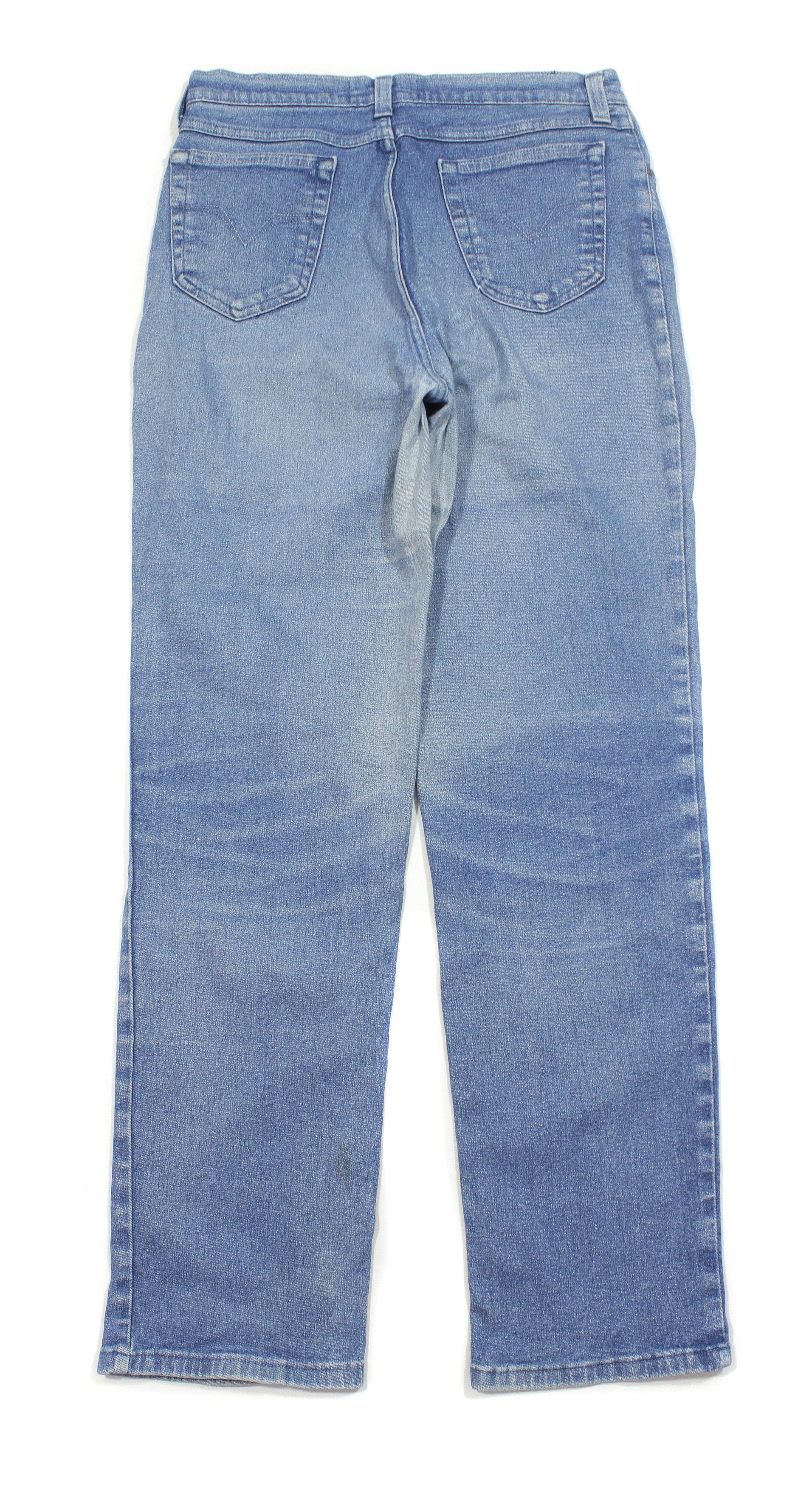 Versace 90S Medusa Buttons Sanded Jeans Vintage Size US 30 / EU 46 - 2 Thumbnail