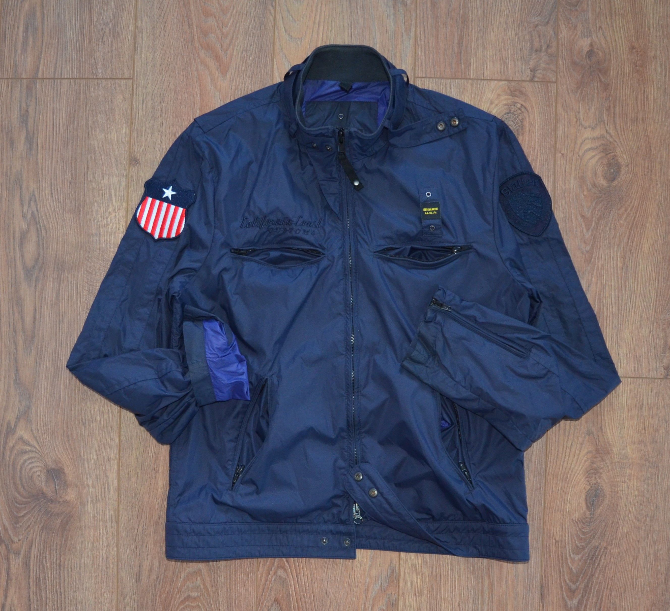 Other Blauer U.S.A. Women's Light Jacket Navy Size L Casual Nylon Size L / US 10 / IT 46 - 9 Thumbnail