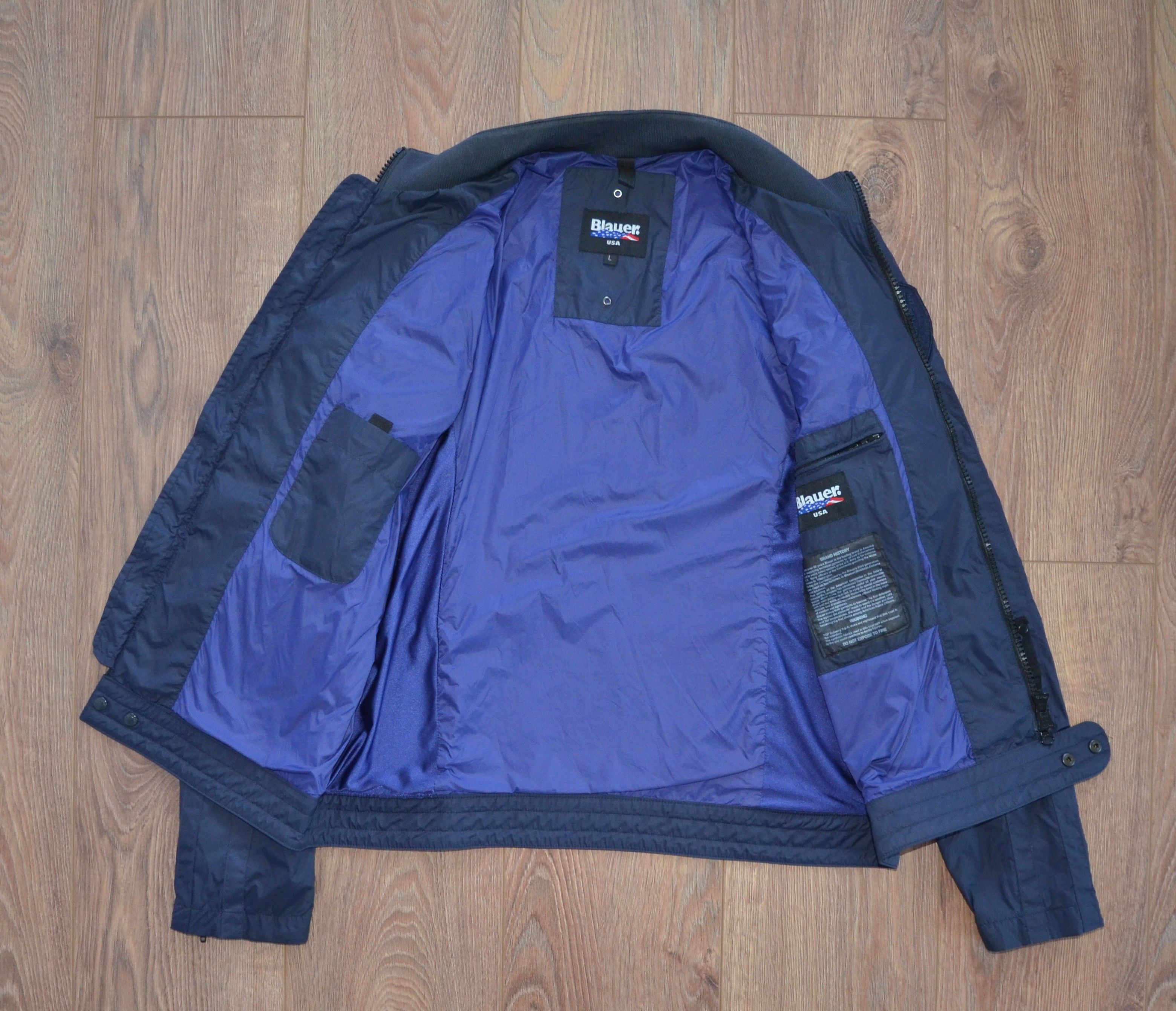 Other Blauer U.S.A. Women's Light Jacket Navy Size L Casual Nylon Size L / US 10 / IT 46 - 12 Thumbnail