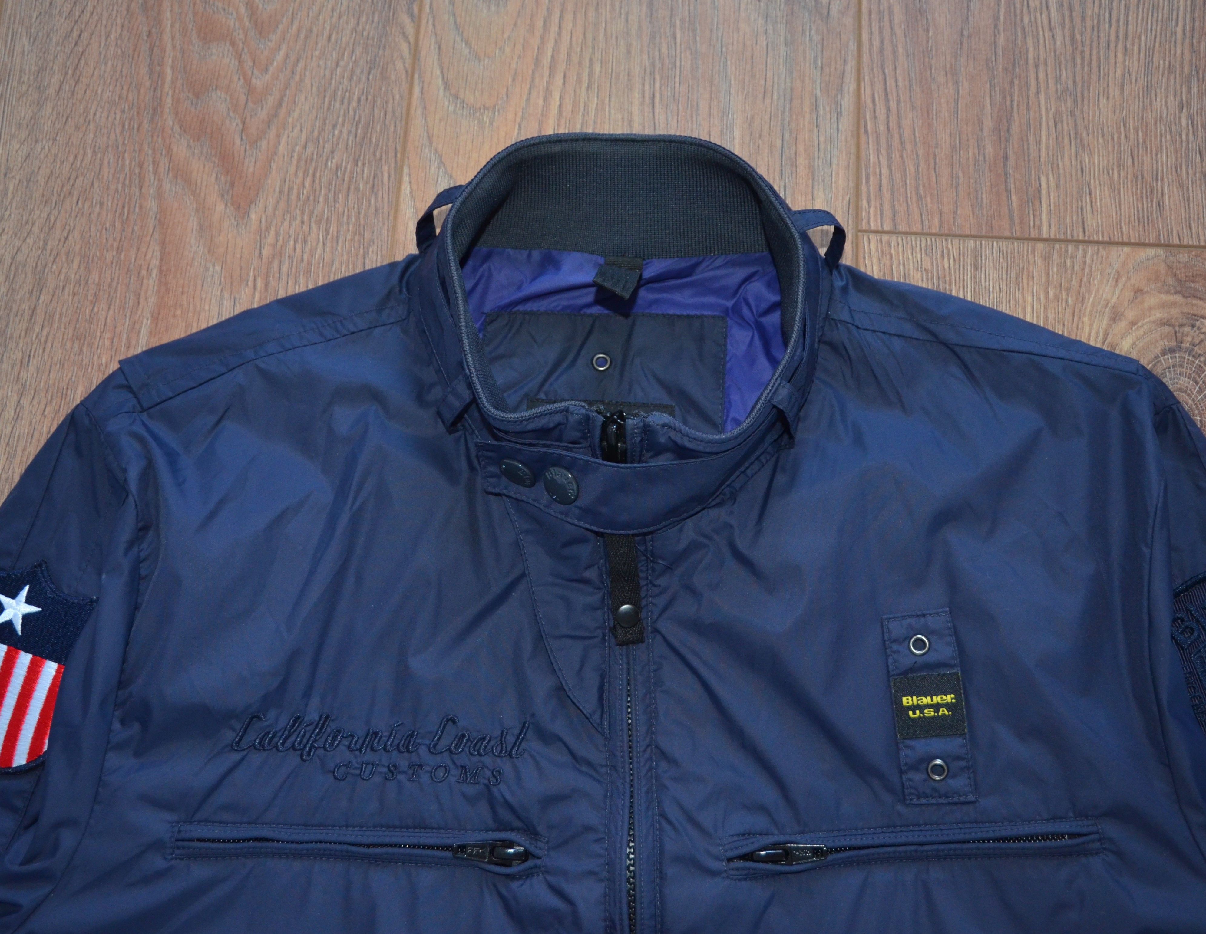 Other Blauer U.S.A. Women's Light Jacket Navy Size L Casual Nylon Size L / US 10 / IT 46 - 7 Thumbnail