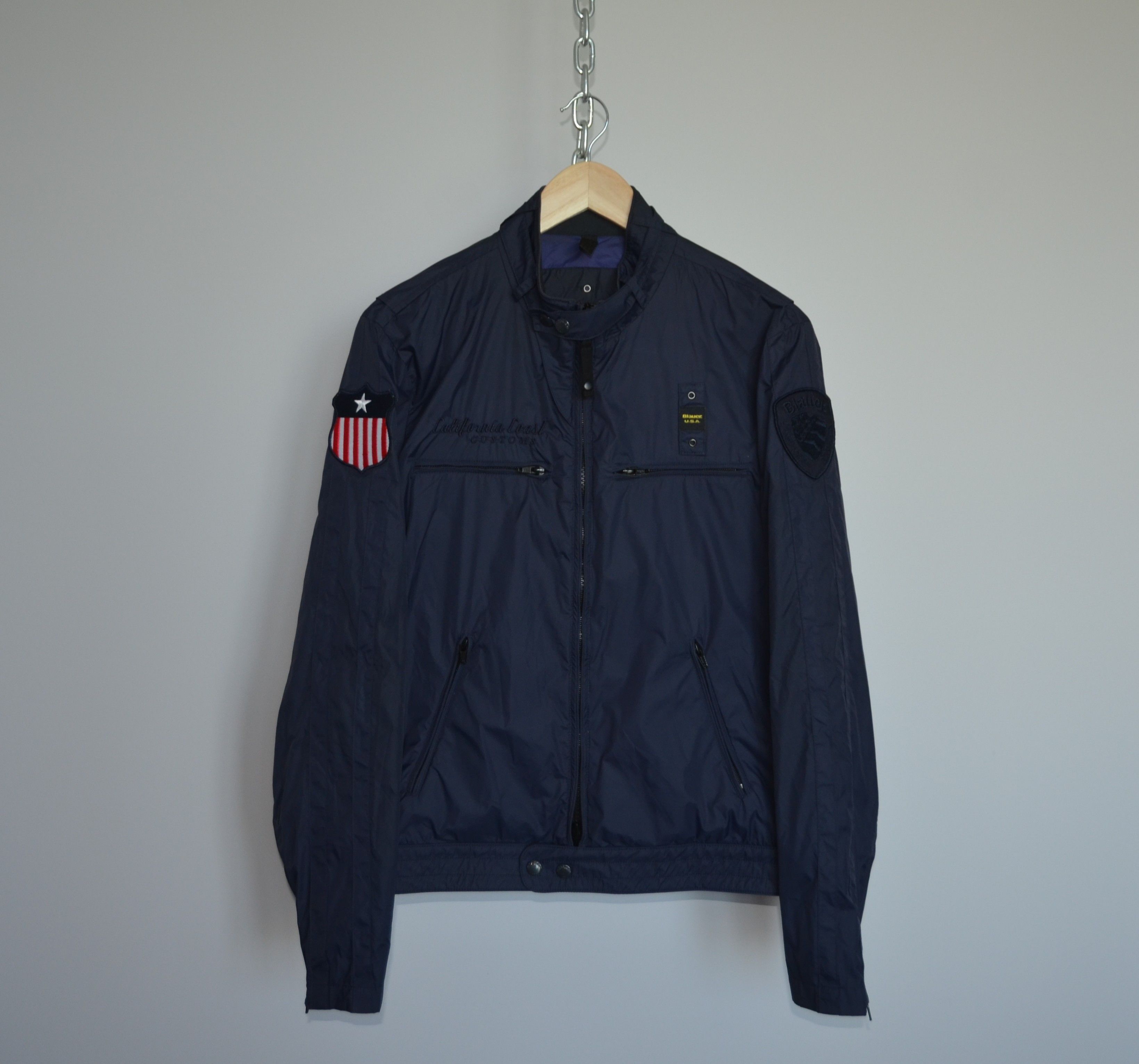 Other Blauer U.S.A. Women's Light Jacket Navy Size L Casual Nylon Size L / US 10 / IT 46 - 1 Thumbnail
