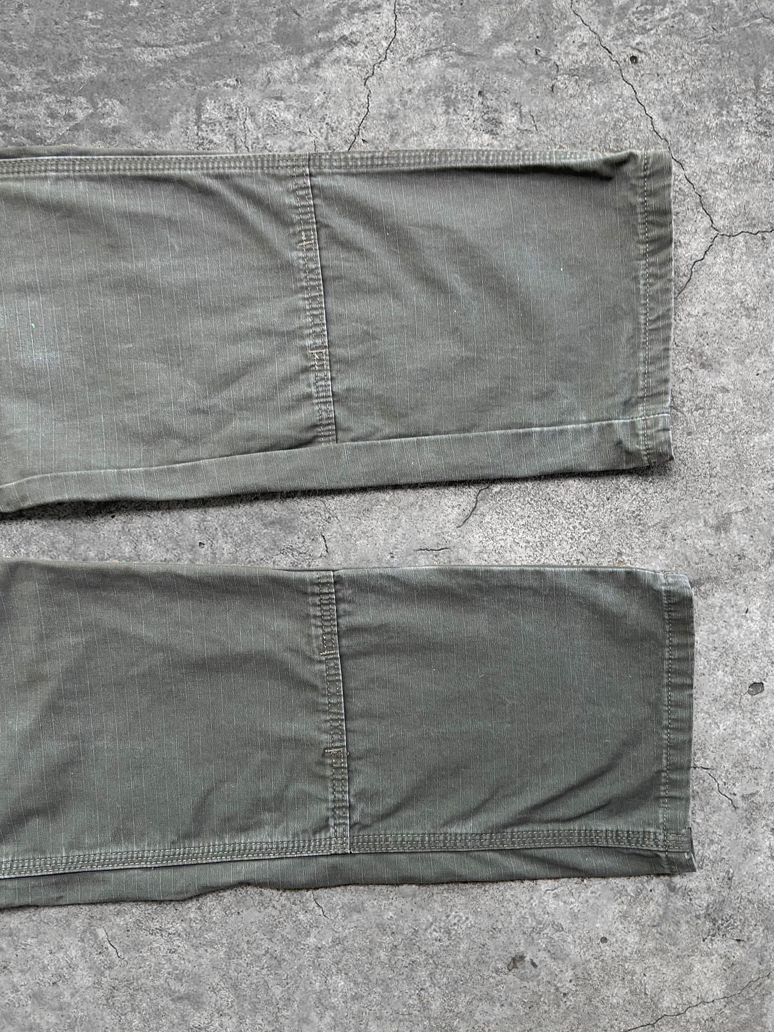 Wrangler VINTAGE GREEN RIGGS WORKWEAR CARGO Pants Size US 30 / EU 46 - 22 Thumbnail