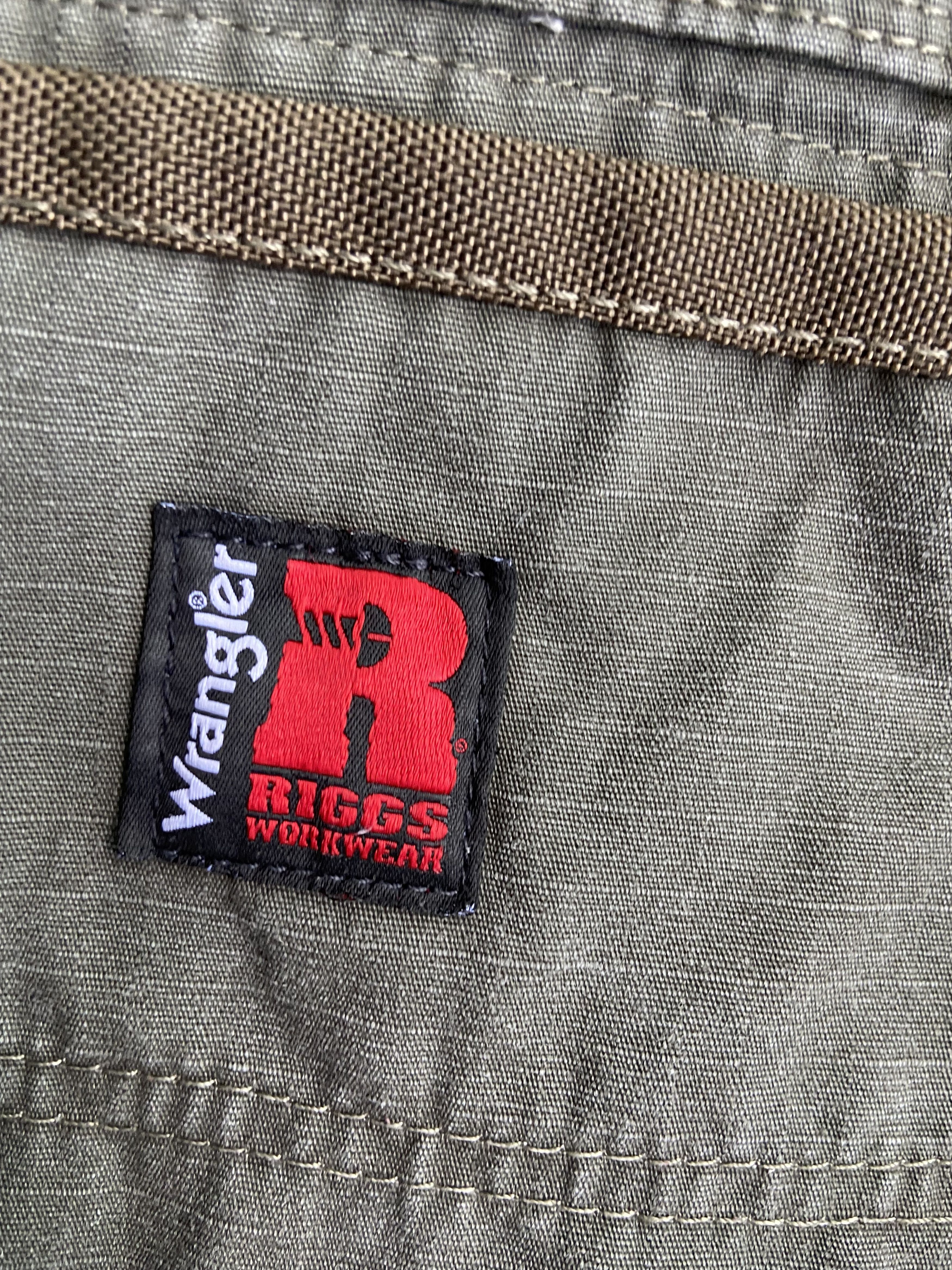 Wrangler VINTAGE GREEN RIGGS WORKWEAR CARGO Pants Size US 30 / EU 46 - 20 Thumbnail