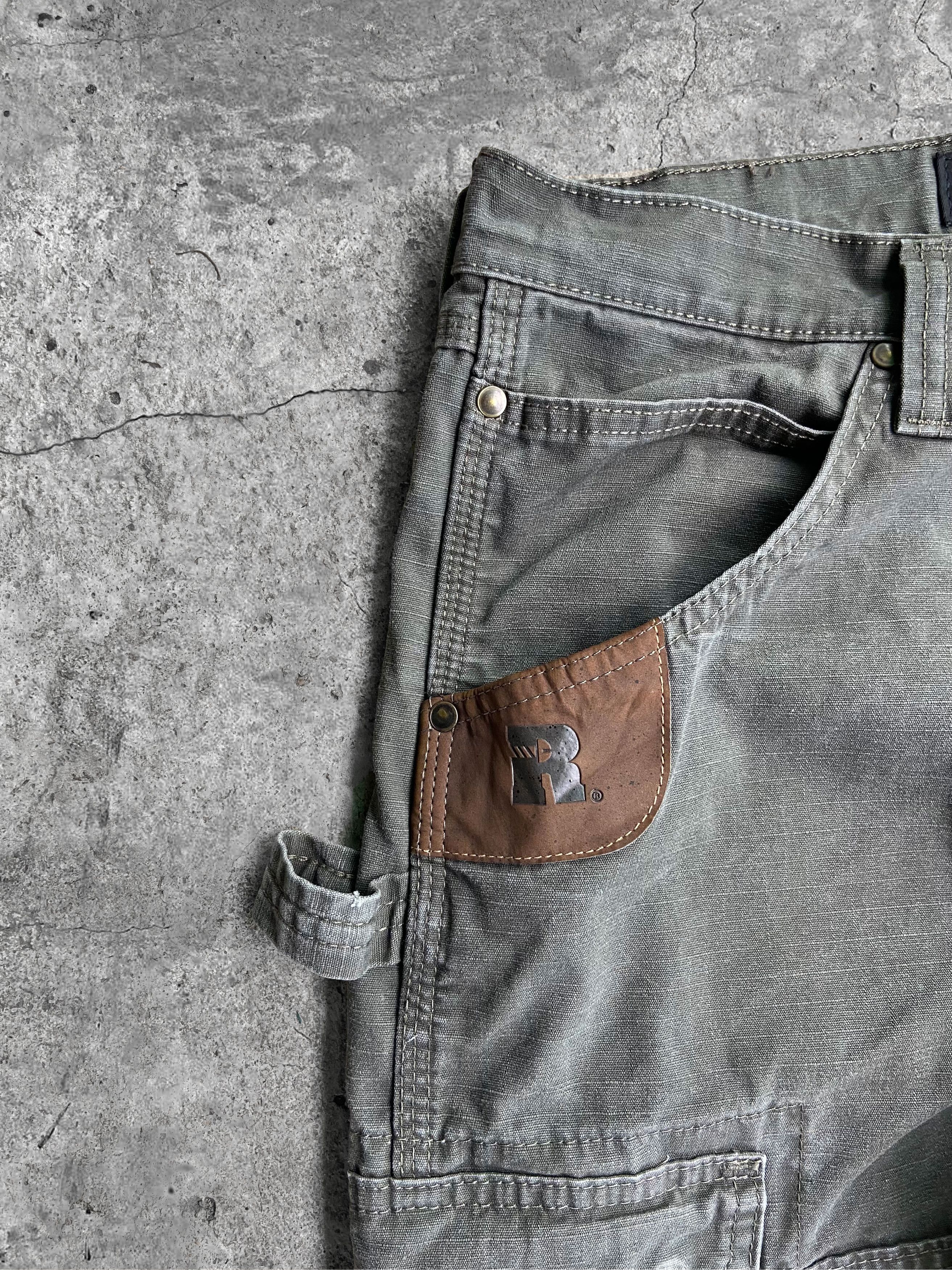 Wrangler VINTAGE GREEN RIGGS WORKWEAR CARGO Pants Size US 30 / EU 46 - 21 Thumbnail