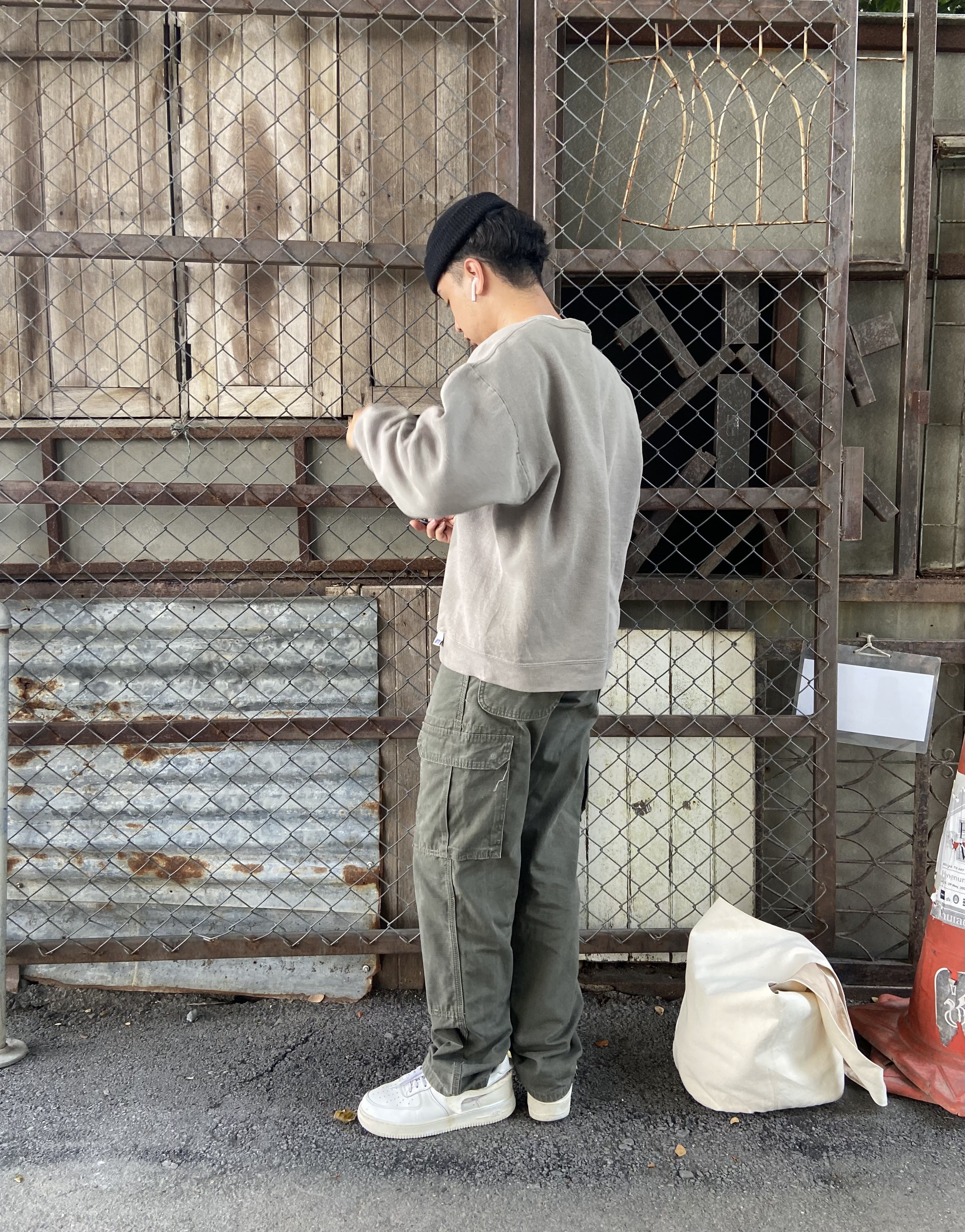 Wrangler VINTAGE GREEN RIGGS WORKWEAR CARGO Pants Size US 30 / EU 46 - 5 Thumbnail