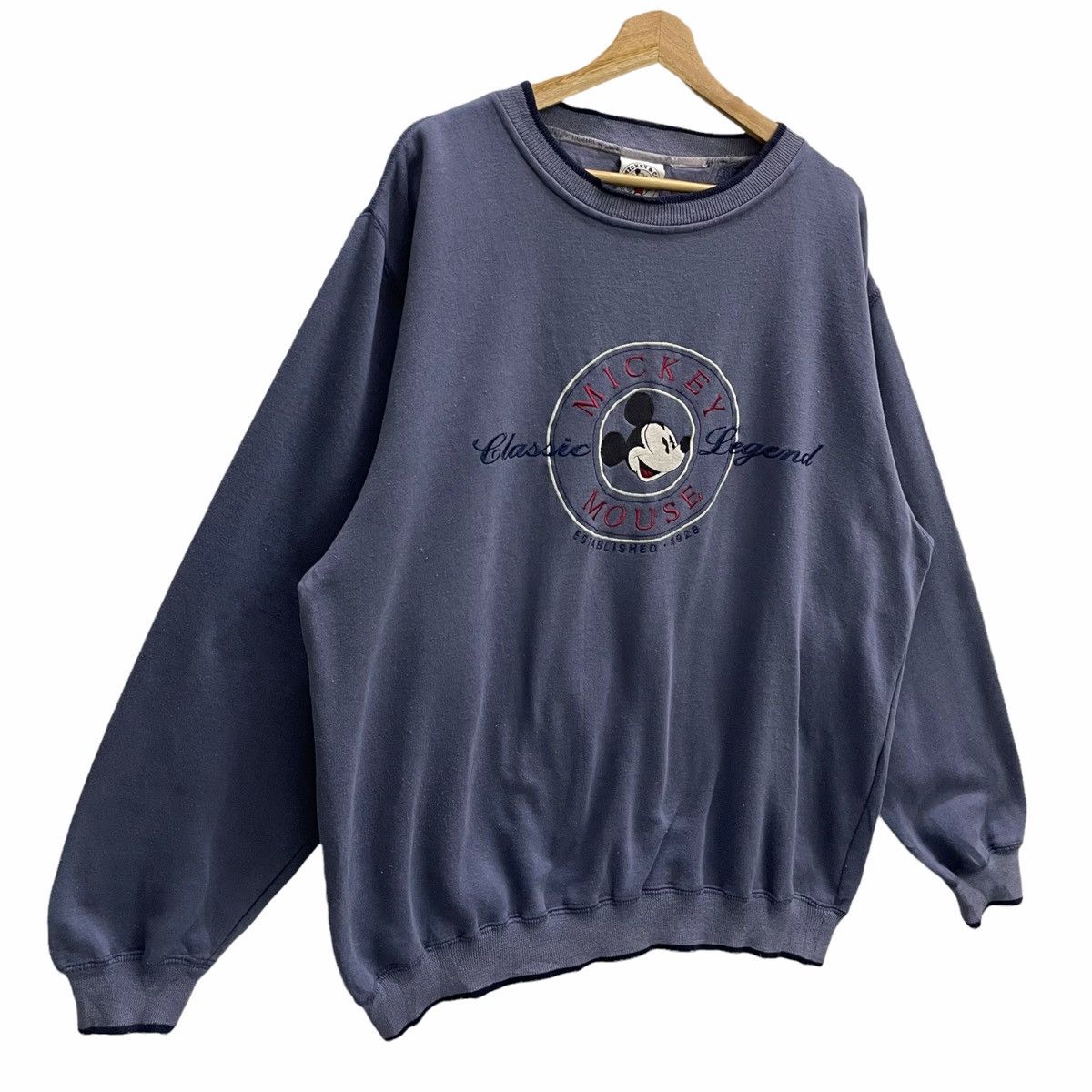 Disney × Mickey Mouse × Vintage 💥Vintage Disney Mickey Mouse Crewneck Sweatshirt Size US XL / EU 56 / 4 - 2 Thumbnail