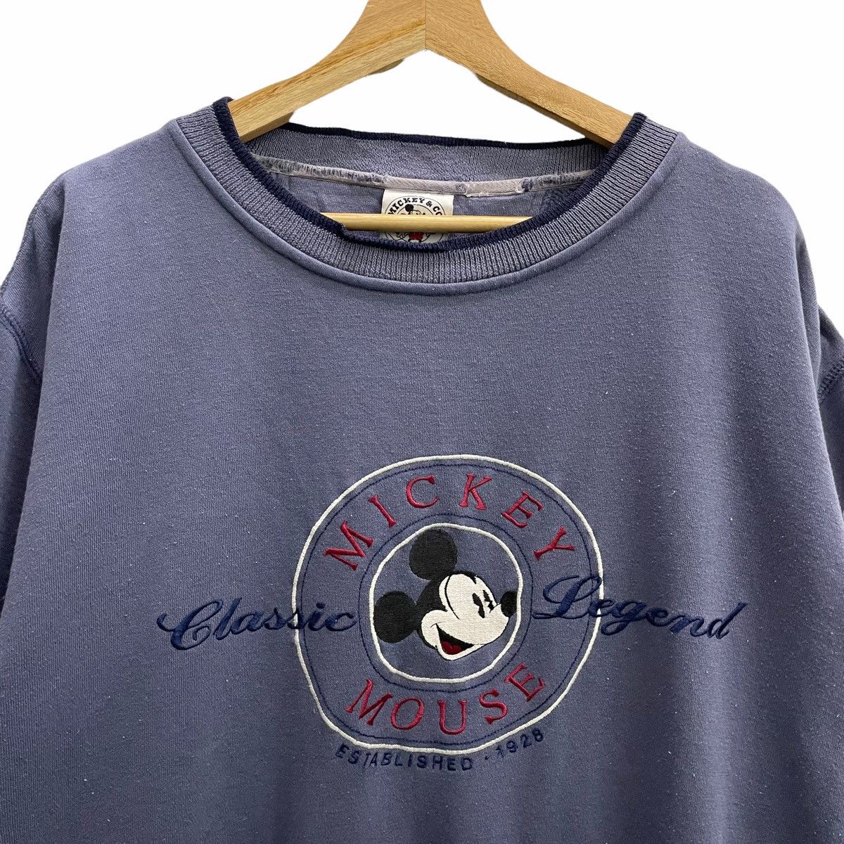 Disney × Mickey Mouse × Vintage 💥Vintage Disney Mickey Mouse Crewneck Sweatshirt Size US XL / EU 56 / 4 - 4 Thumbnail