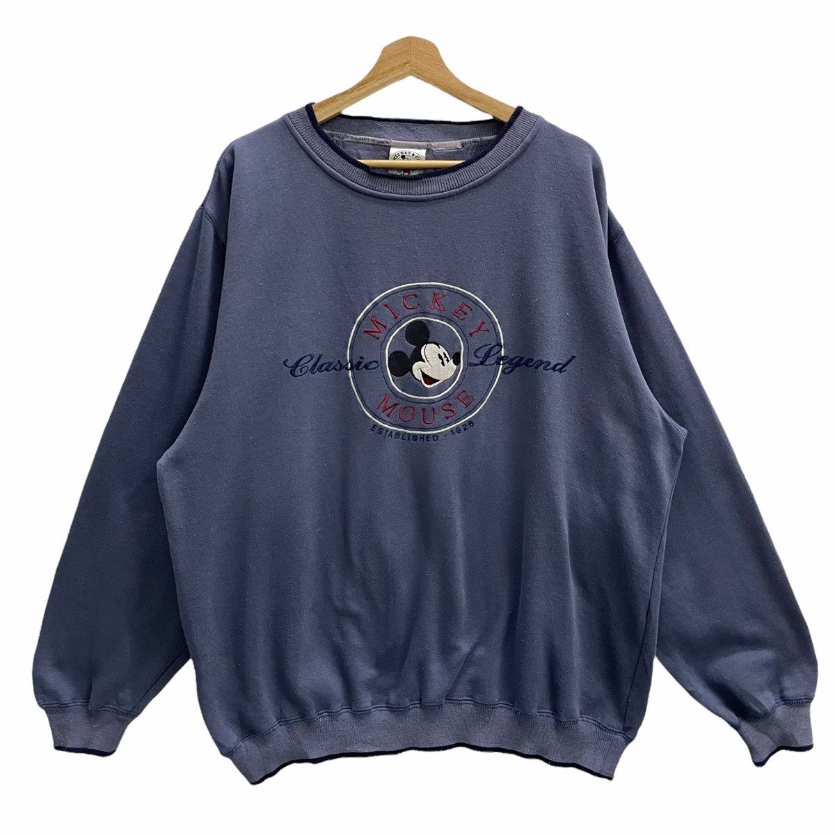 Disney × Mickey Mouse × Vintage 💥Vintage Disney Mickey Mouse Crewneck Sweatshirt Size US XL / EU 56 / 4 - 1 Thumbnail