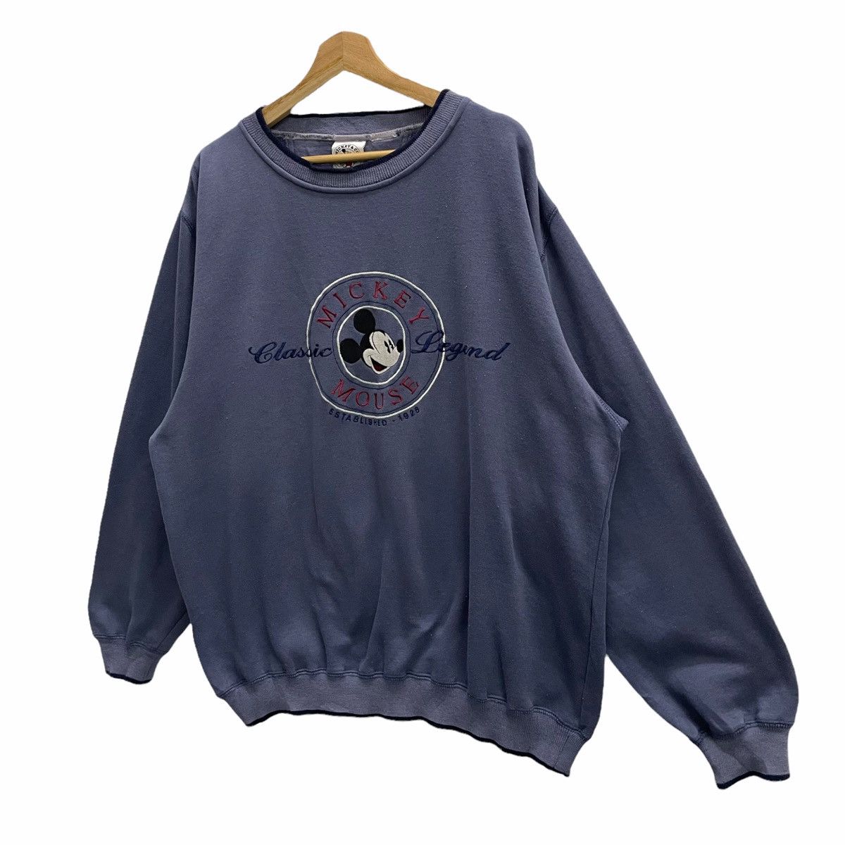 Disney × Mickey Mouse × Vintage 💥Vintage Disney Mickey Mouse Crewneck Sweatshirt Size US XL / EU 56 / 4 - 3 Thumbnail