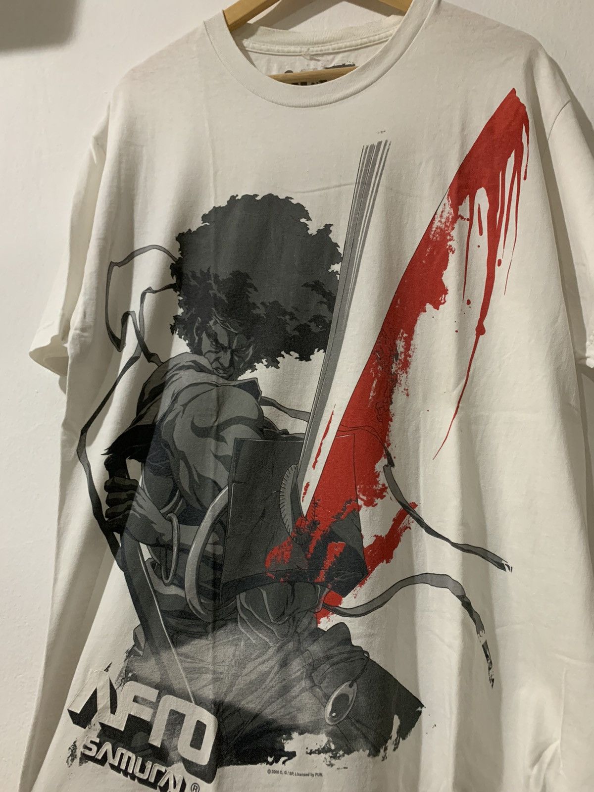 Anime Vintage 2006 Afro Samurai Anime Tshirt Size US L / EU 52-54 / 3 - 2 Thumbnail