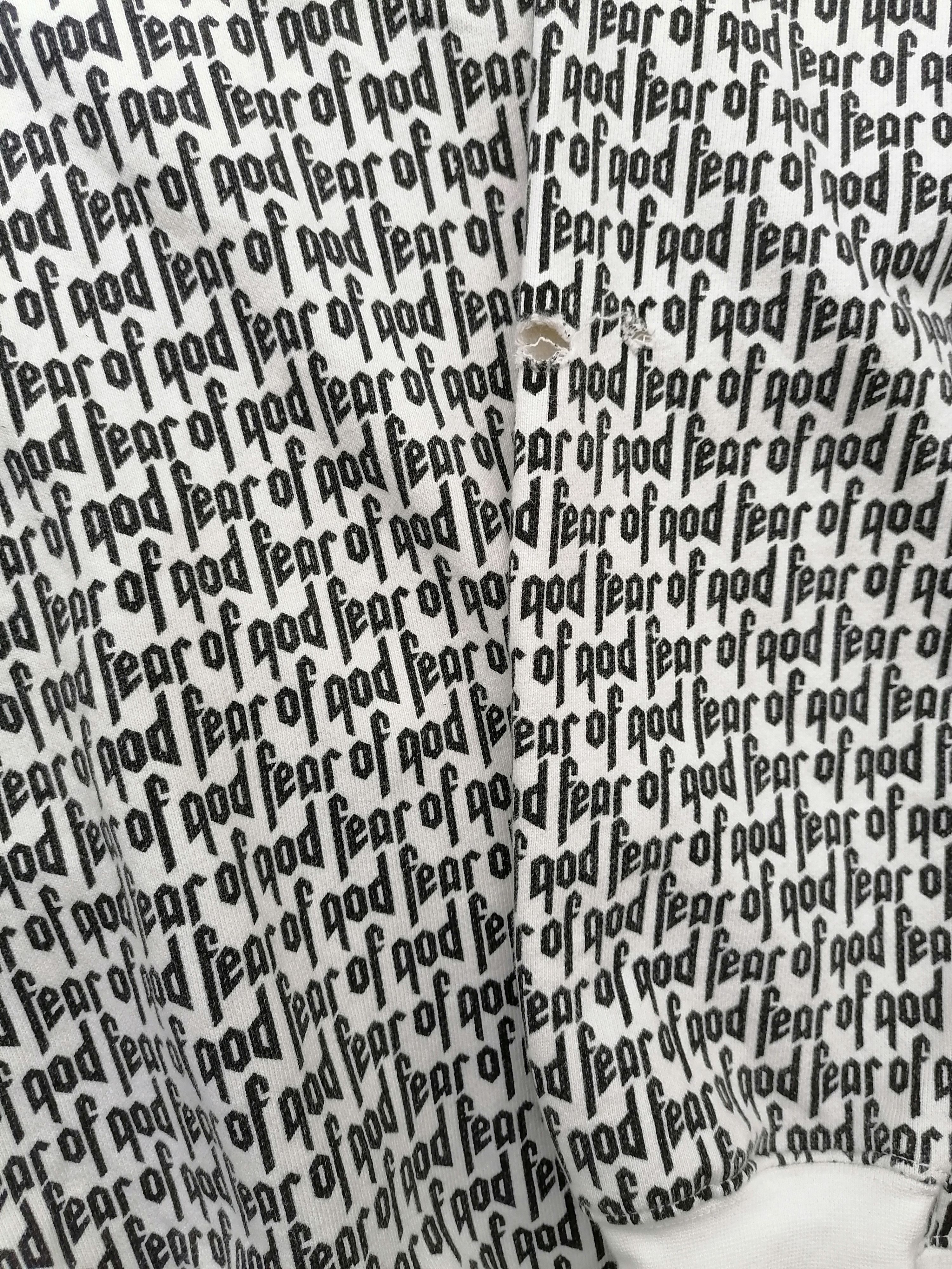 Fear of God Fear Of God All Over Print Hoodie Size US XXS / EU 40 - 6 Thumbnail