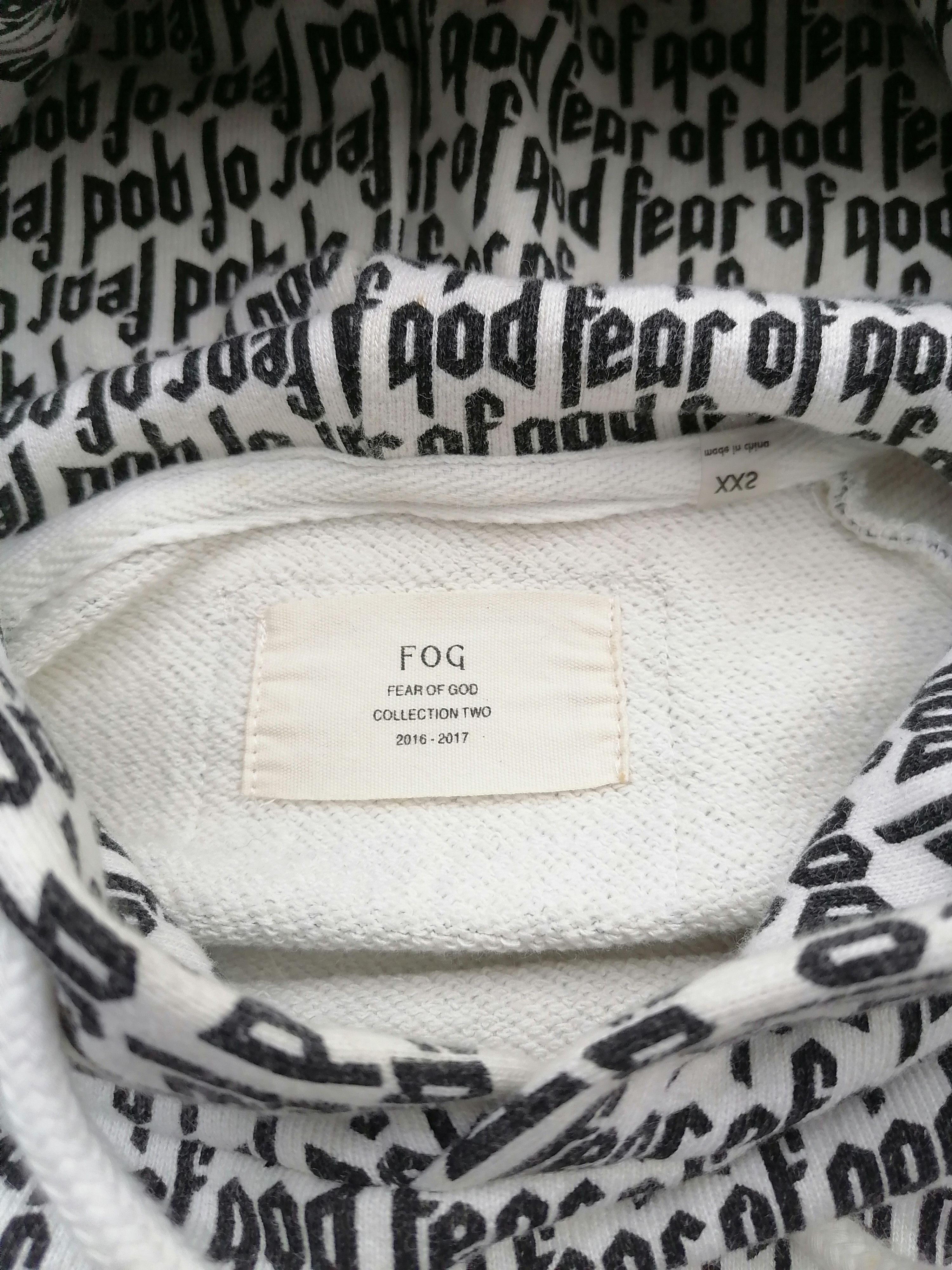 Fear of God Fear Of God All Over Print Hoodie Size US XXS / EU 40 - 4 Thumbnail