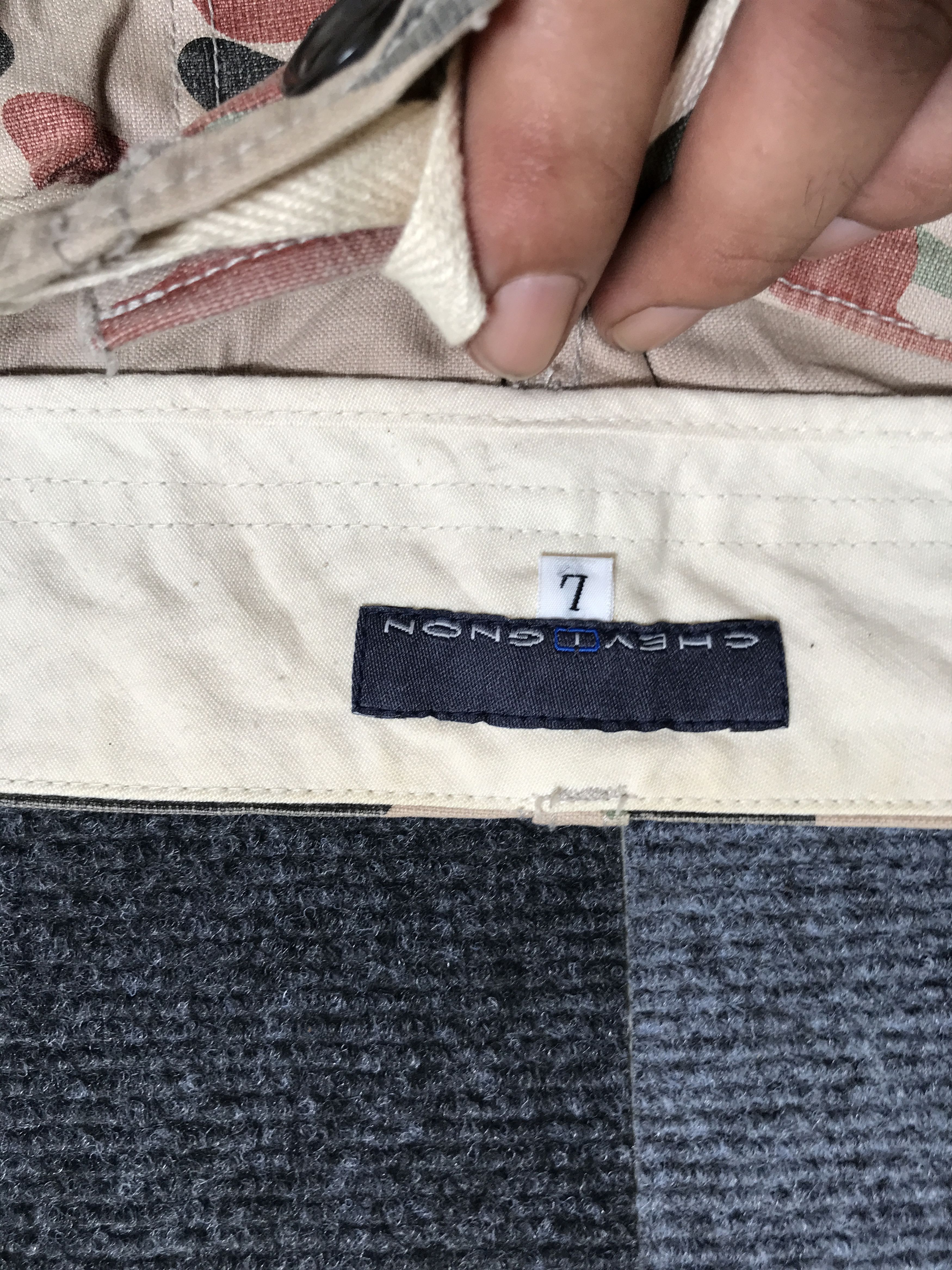 Chevignon CP155 CHEVIGNON Japan Dropped Crotch Custom Camo Cargo Pant Size US 34 / EU 50 - 7 Thumbnail