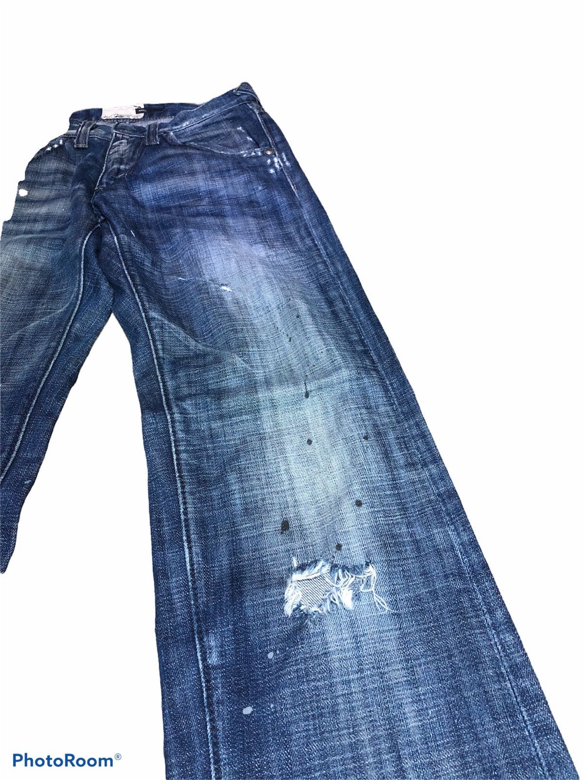 Energie ENERGIE KROLL DISTRESSED SPLATTER PAINT DENIM Size US 30 / EU 46 - 3 Thumbnail