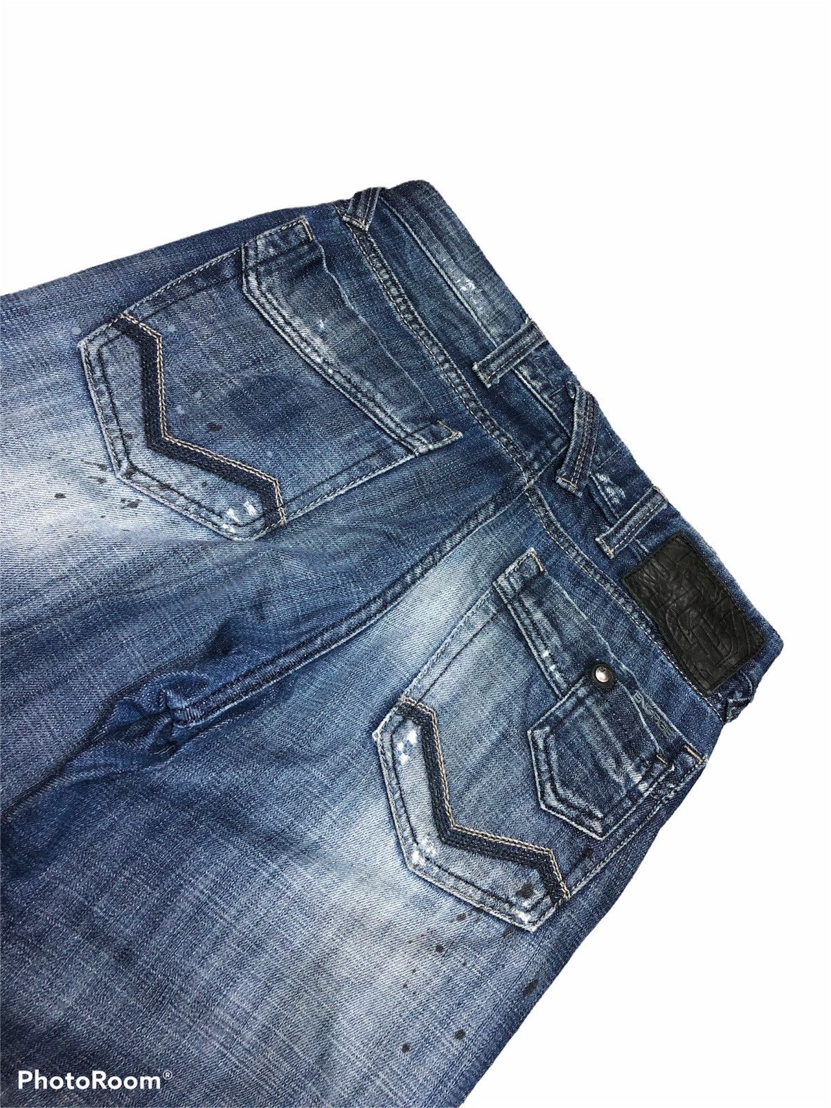 Energie ENERGIE KROLL DISTRESSED SPLATTER PAINT DENIM Size US 30 / EU 46 - 5 Thumbnail