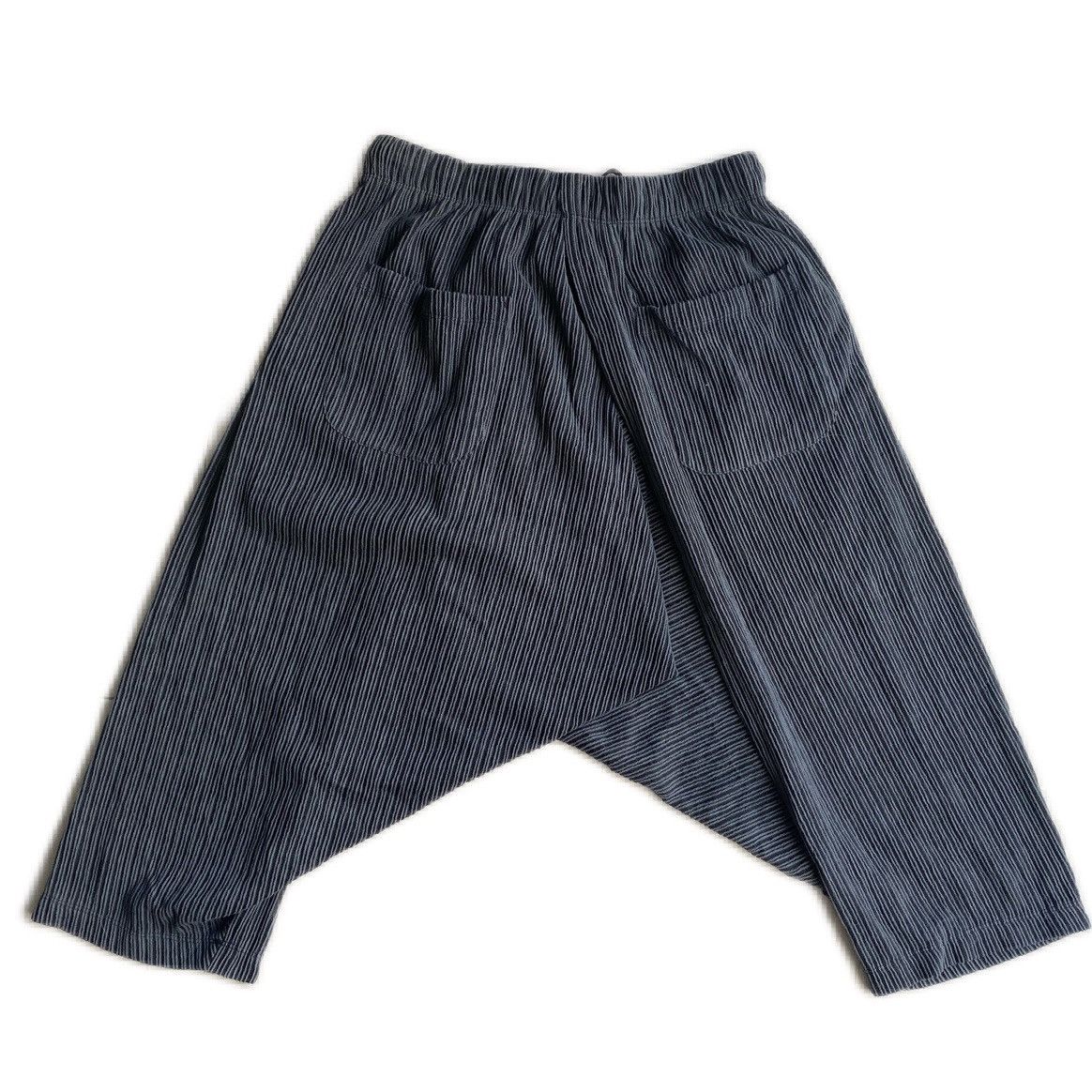 Issey Miyake SS18 Ribbed Drop Crotch Pants Size US 32 / EU 48 - 2 Thumbnail