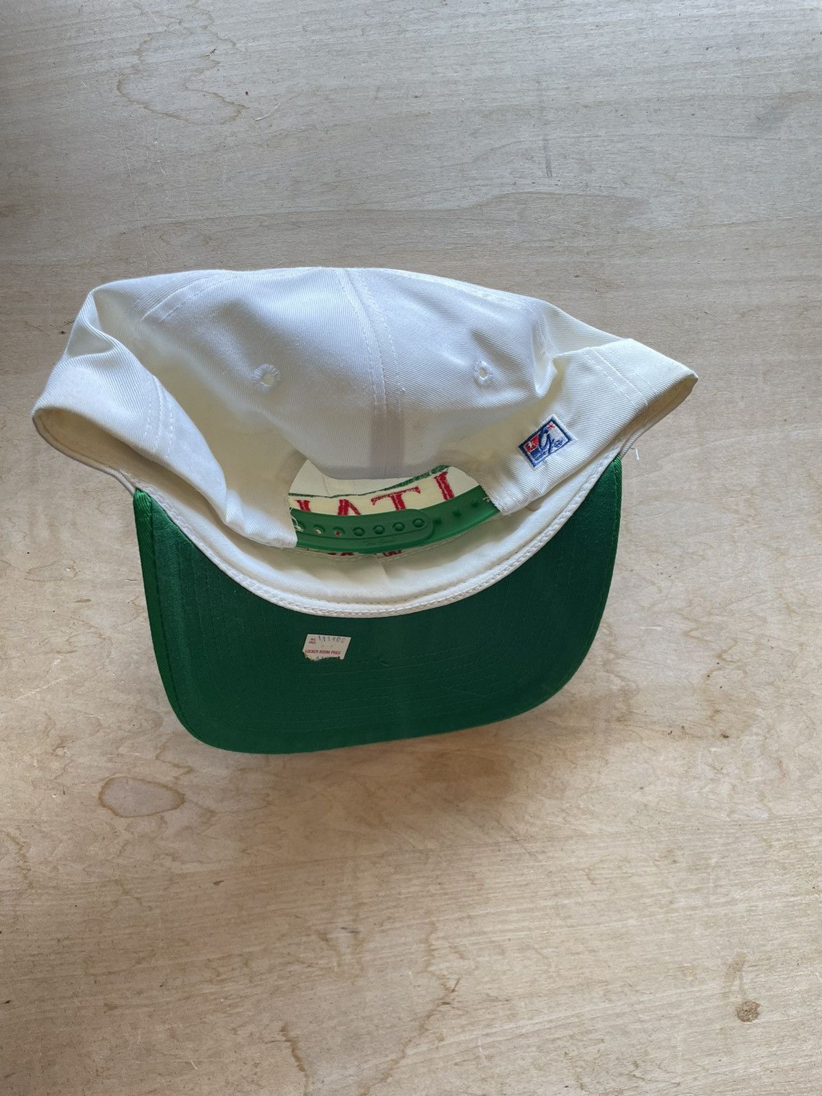 Vintage Vintage the game Italy World Cup 1994 split bar hat Size ONE SIZE - 4 Thumbnail