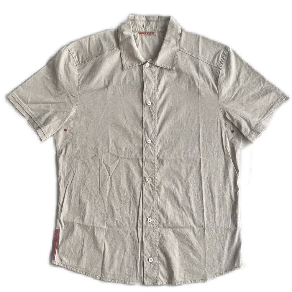 Prada Vintage Prada Sport Stretch Shirt Size US S / EU 44-46 / 1 - 1 Thumbnail