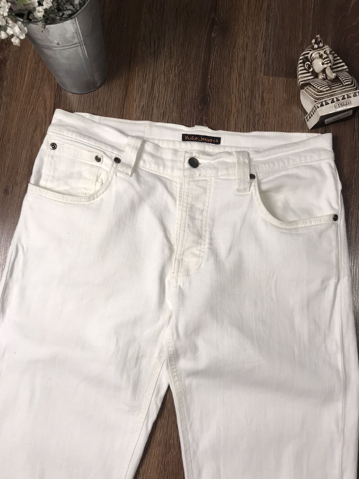 Nudie Jeans White Nudie Jeans Size US 32 / EU 48 - 2 Thumbnail