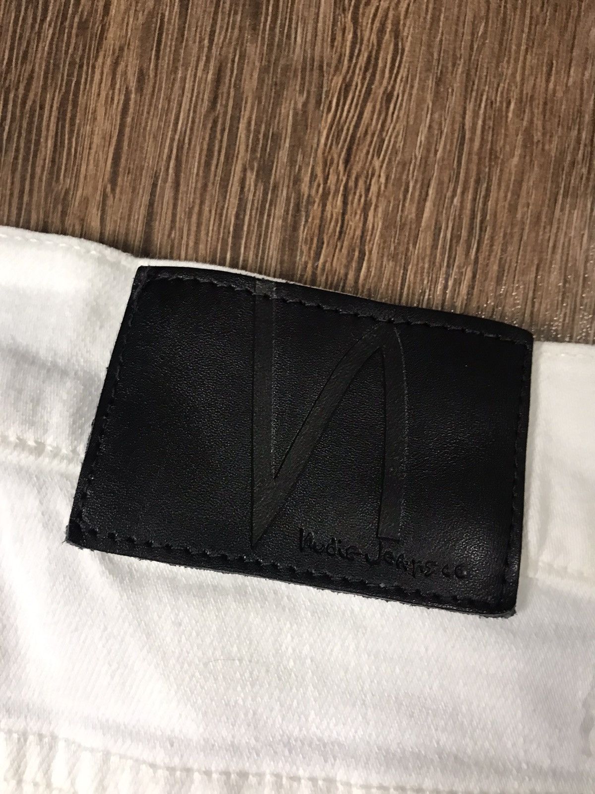 Nudie Jeans White Nudie Jeans Size US 32 / EU 48 - 7 Thumbnail