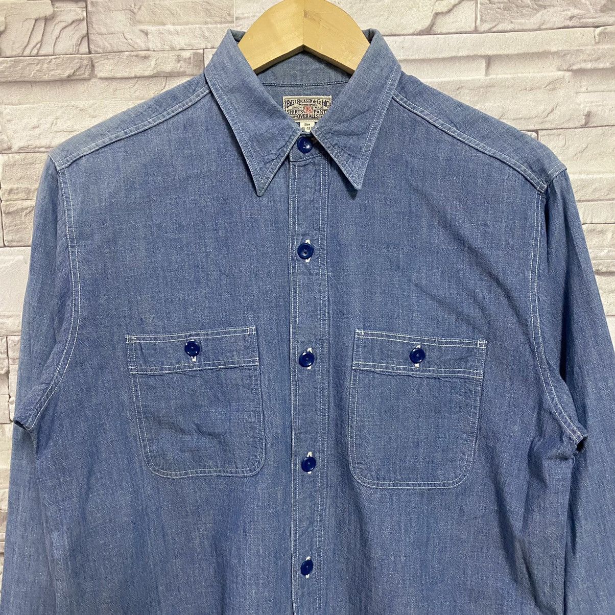 Buzz Rickson's Buzz Rickson's Work Shirt USN Size US M / EU 48-50 / 2 - 4 Thumbnail