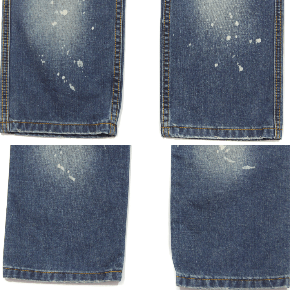 Dolce & Gabbana 90S Painter Distressed Jeans Vintage Size US 33 - 6 Thumbnail