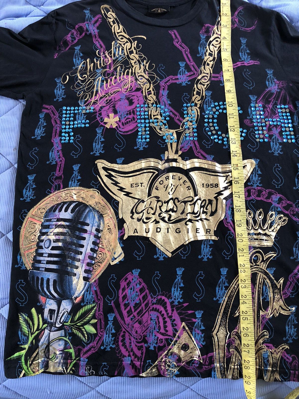 Christian Audigier × Ed Hardy Made in USA Christian Audigier TShirt L Size Size US L / EU 52-54 / 3 - 7 Thumbnail