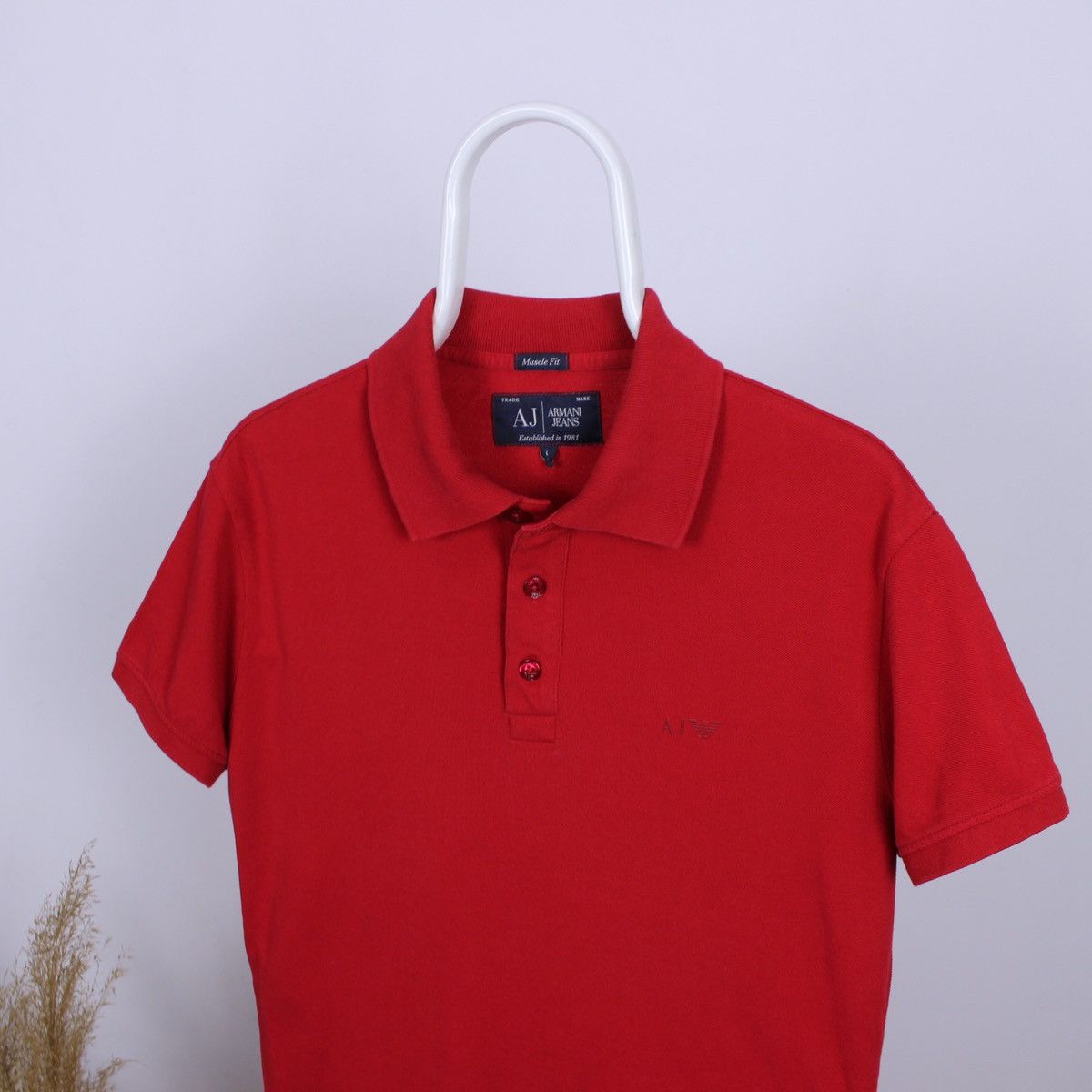 Armani Vintage Armani Jeans Short Sleeve Shirt Polo Size US L / EU 52-54 / 3 - 1 Thumbnail
