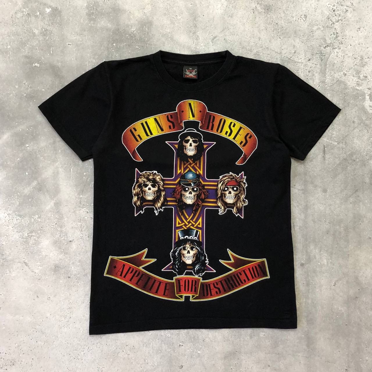 Band Tees Vintage Guns N Roses Bootleg T Shirt Black Size S/M Size US M / EU 48-50 / 2 - 1 Thumbnail