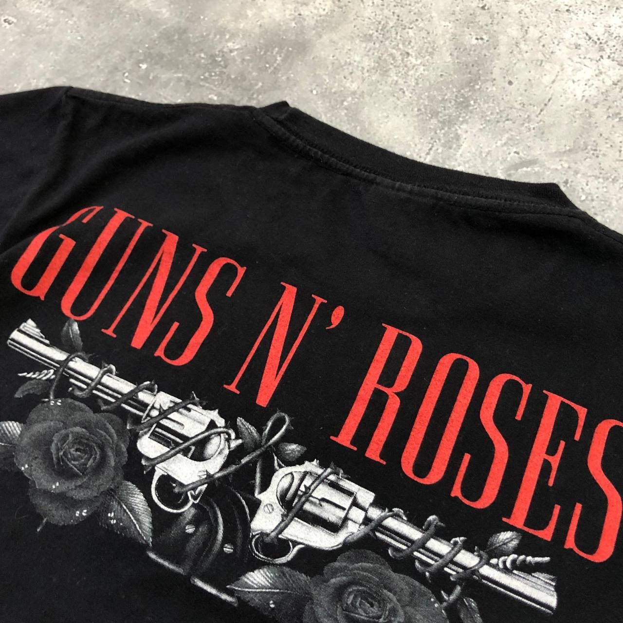 Band Tees Vintage Guns N Roses Bootleg T Shirt Black Size S/M Size US M / EU 48-50 / 2 - 14 Thumbnail
