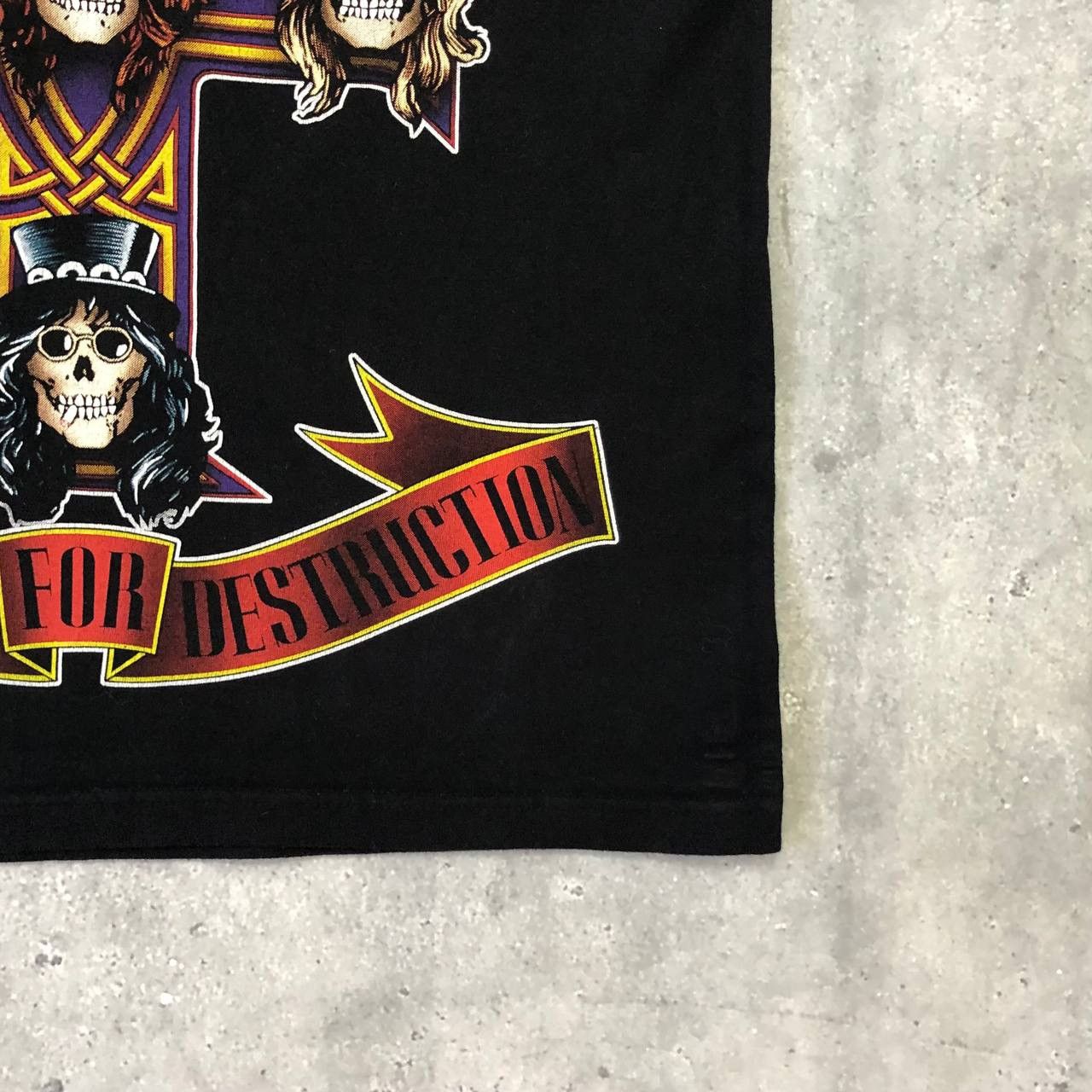 Band Tees Vintage Guns N Roses Bootleg T Shirt Black Size S/M Size US M / EU 48-50 / 2 - 10 Thumbnail