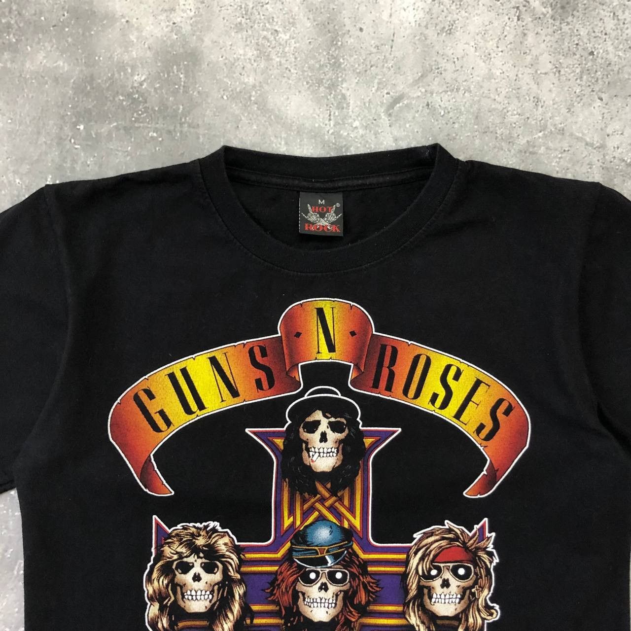 Band Tees Vintage Guns N Roses Bootleg T Shirt Black Size S/M Size US M / EU 48-50 / 2 - 3 Thumbnail