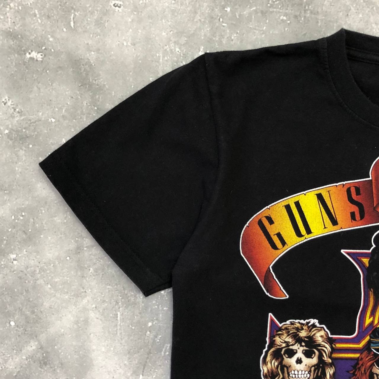 Band Tees Vintage Guns N Roses Bootleg T Shirt Black Size S/M Size US M / EU 48-50 / 2 - 5 Thumbnail