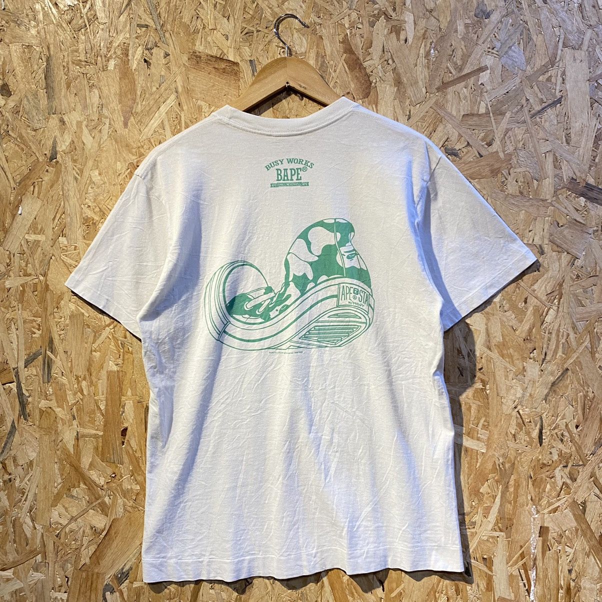 Bape × Nigo VINTAGE 2005‼️Bape “FOOTSOLDIER” T-Shirt Size US M / EU 48-50 / 2 - 1 Thumbnail