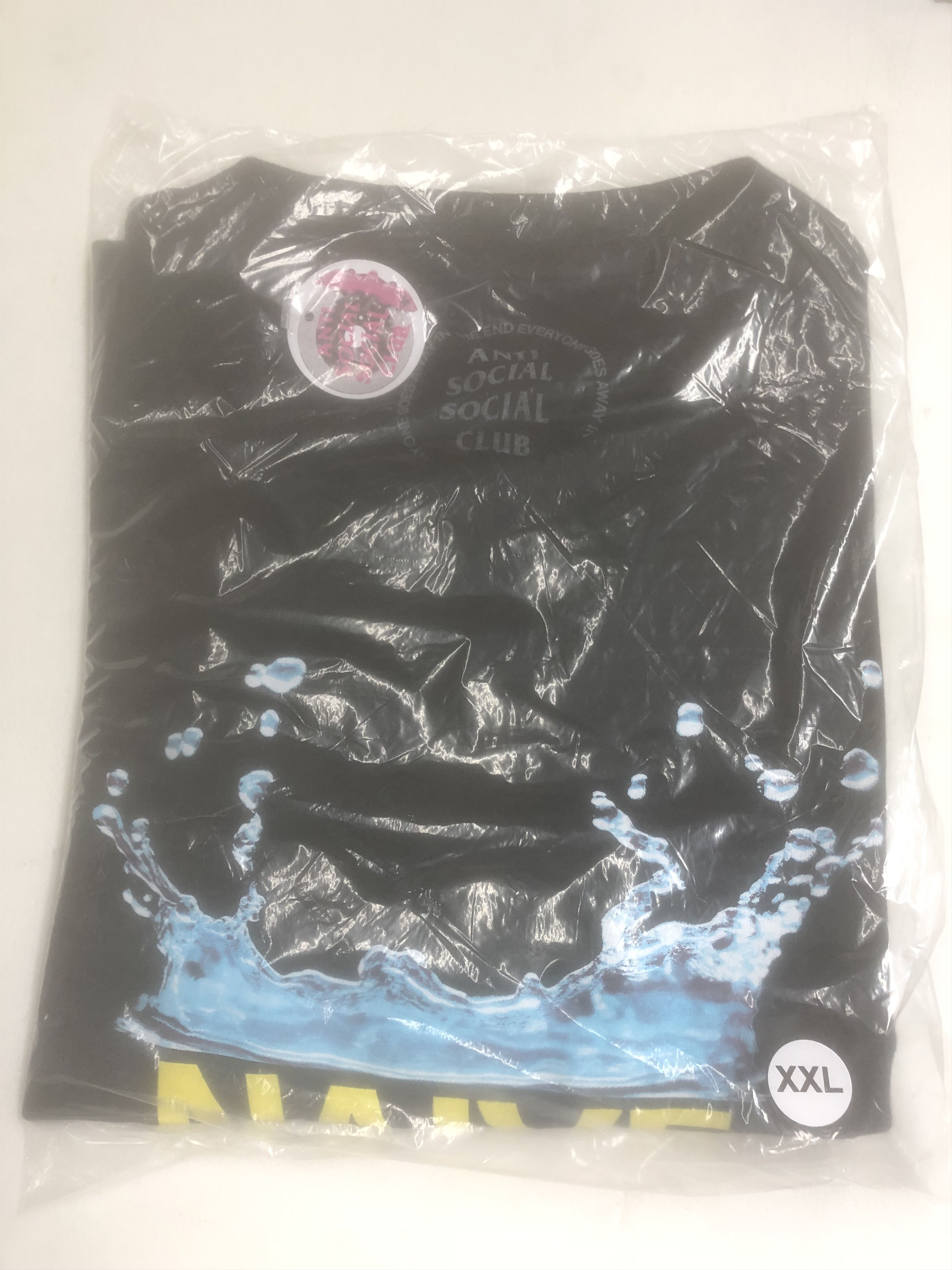 Anti Social Social Club ASSC Naive A Drop In The Bucket Black Tee BAPE FTP FOG VLONE Size US XXL / EU 58 / 5 - 2 Thumbnail