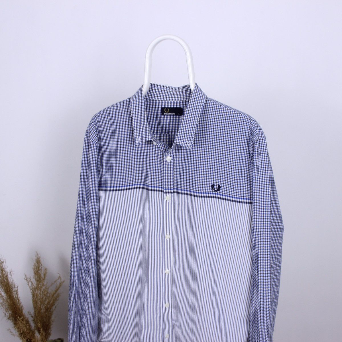 Fred Perry Vintage Fred Perry Long Sleeve Shirt Size US XL / EU 56 / 4 - 1 Thumbnail