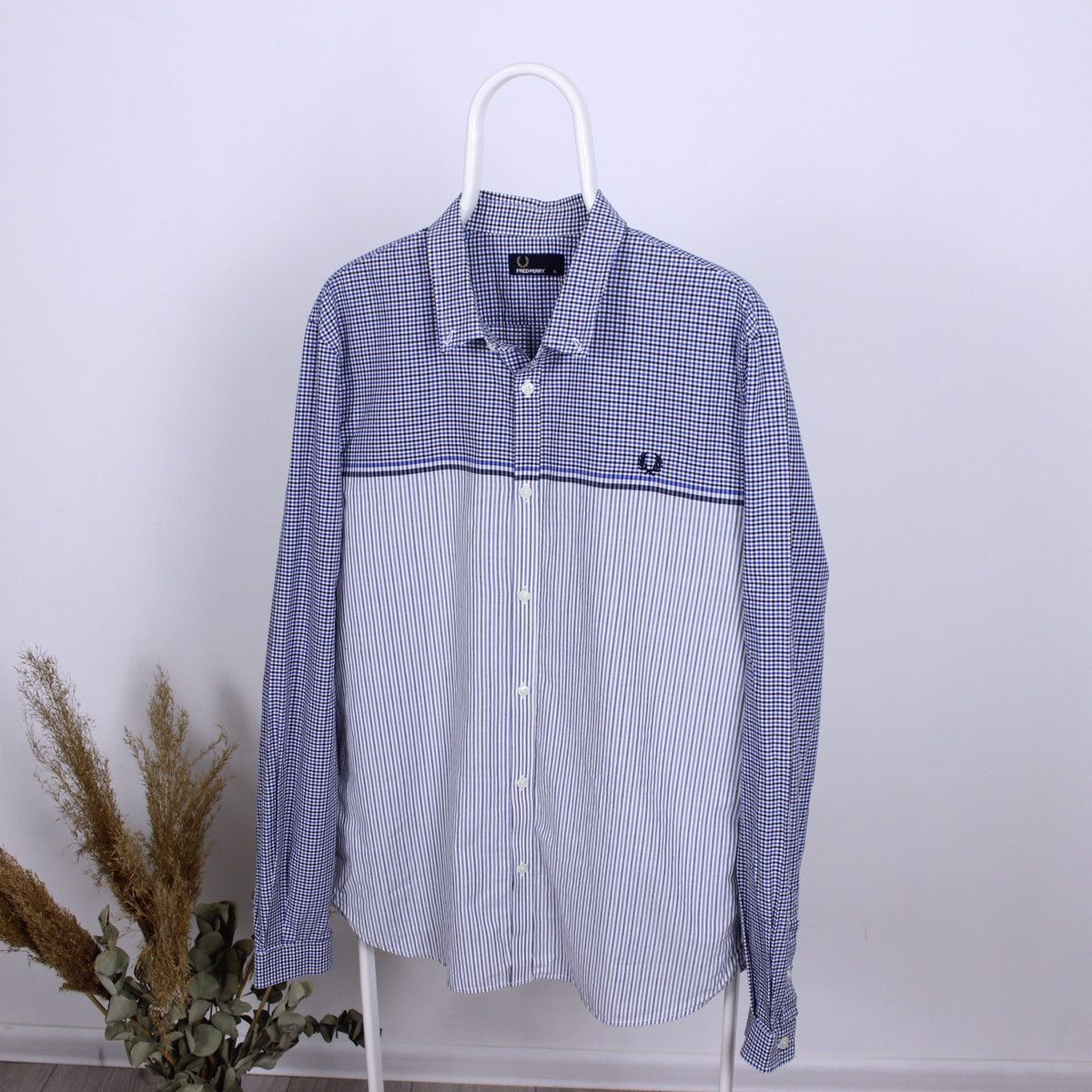 Fred Perry Vintage Fred Perry Long Sleeve Shirt Size US XL / EU 56 / 4 - 2 Thumbnail