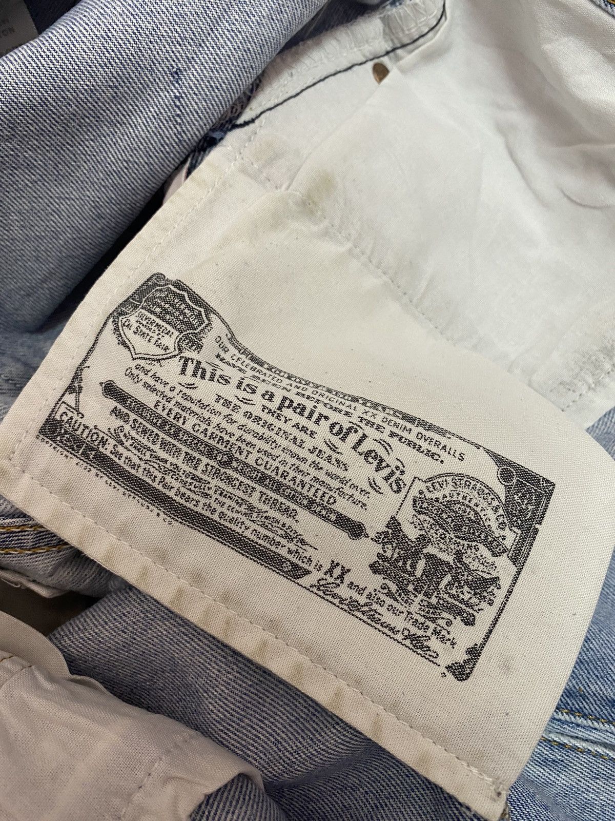 Kapital VINTAGE LEVI’S 80s 501 XX DIRTY DENIM JEANS Size US 31 - 17 Thumbnail